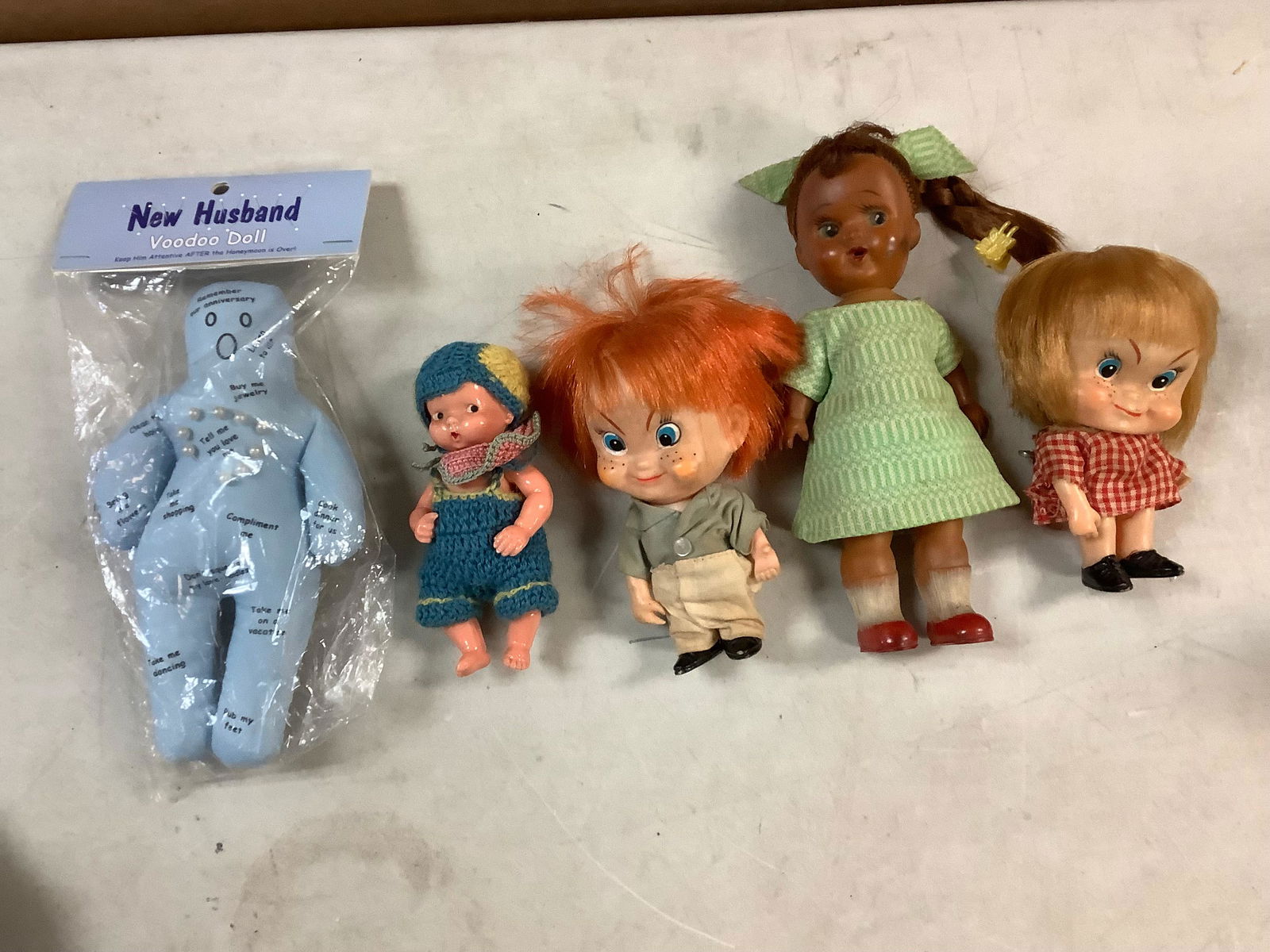 Lot of vintage dolls, husband voodoo doll (1 of 1)