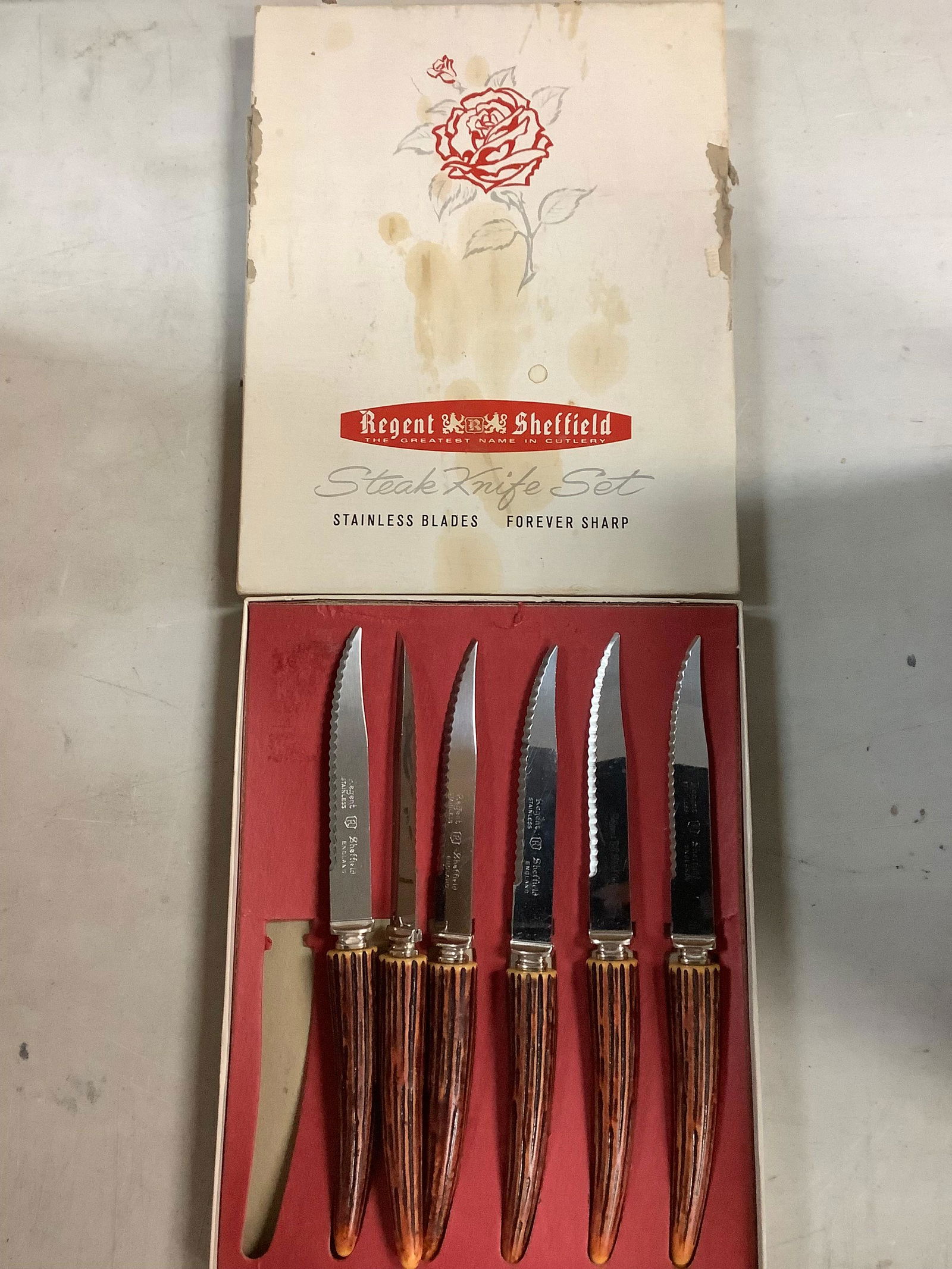 Regent steak knife set: Regent steak knife set