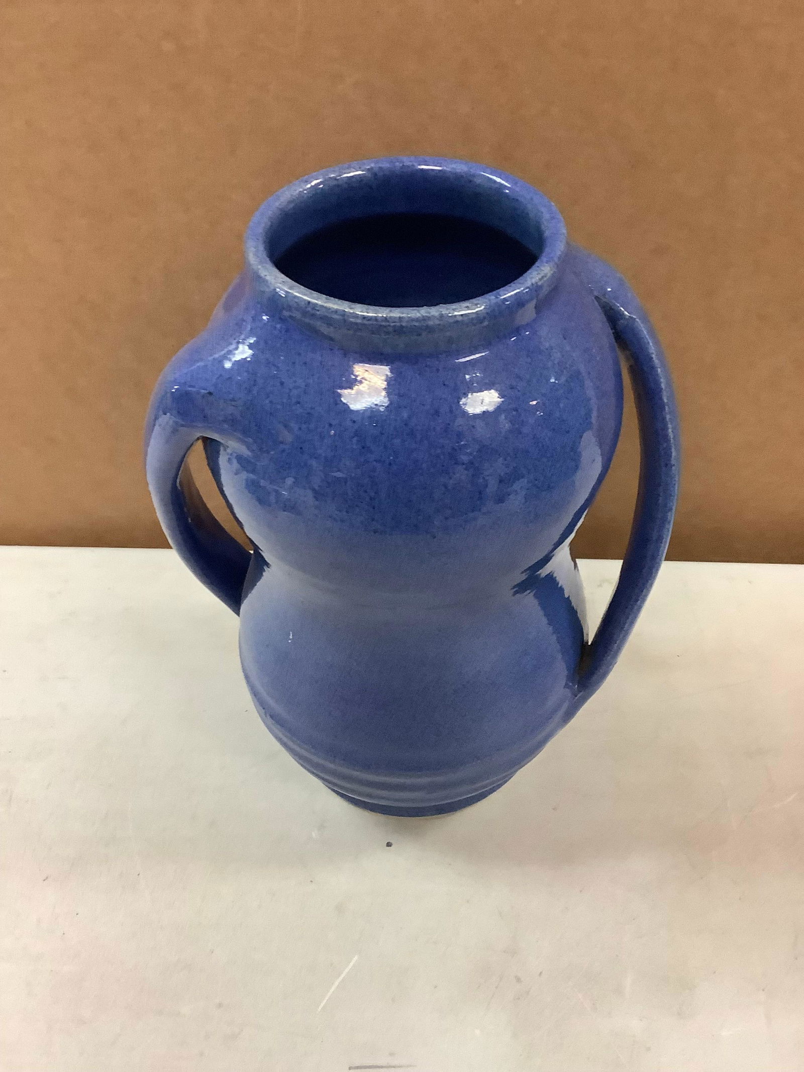 Blue Ceramic Pot 11'' Tall (1 of 1)