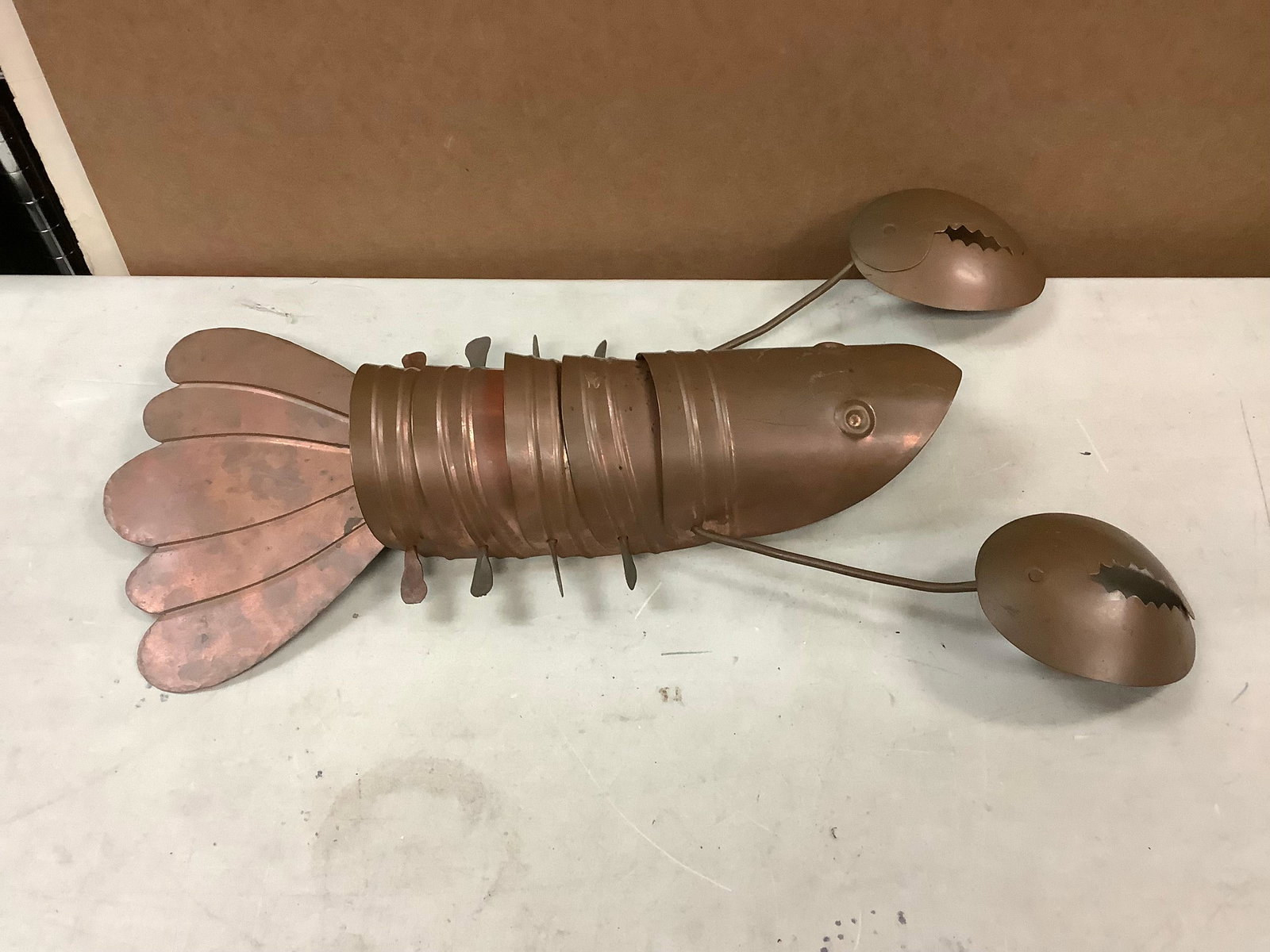 Vintage Copper Lobster Decoration (1 of 1)