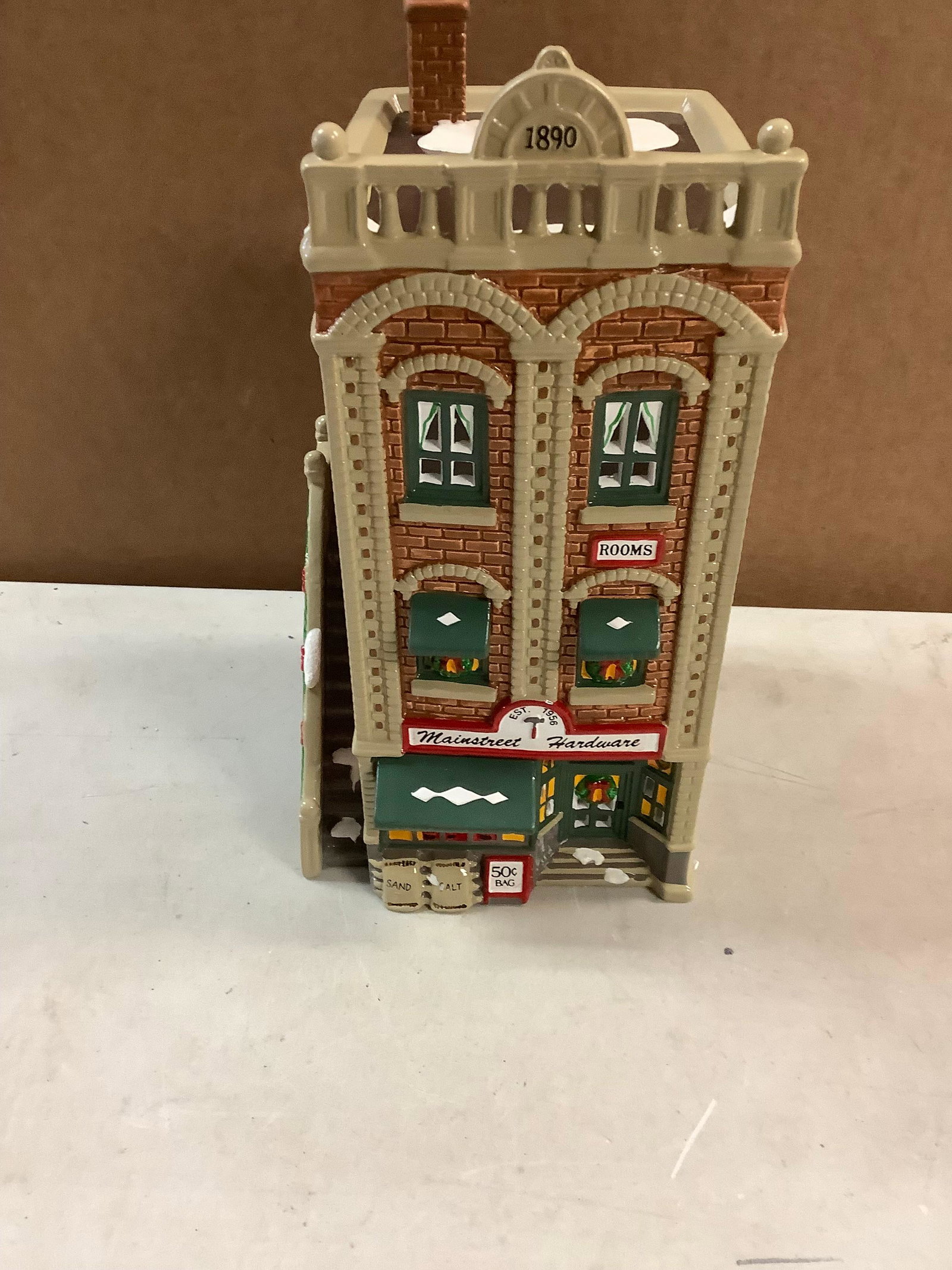 Department 56 Snow Village Mainstreet Department Store 9.5'' x 5'': Department 56 Snow Village Mainstreet Department Store 9.5'' x 5''