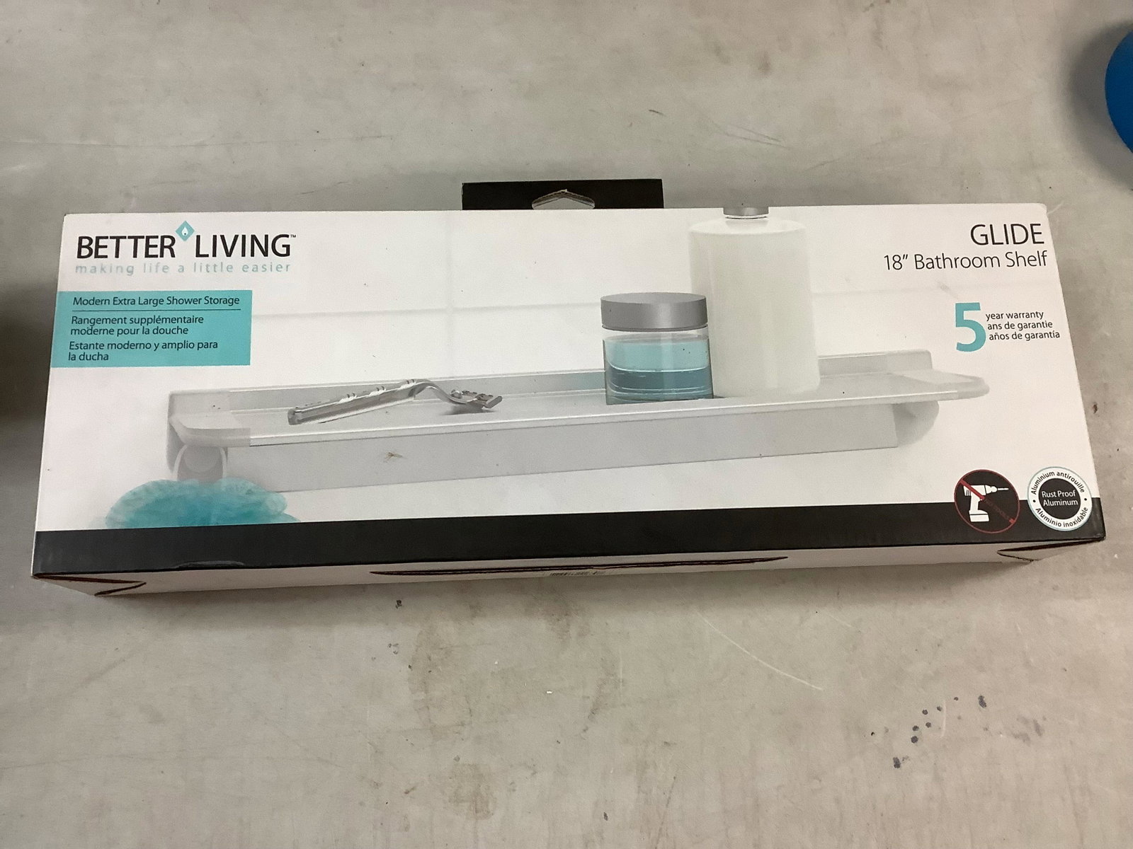 Better Living Modern Extra Large Shower Storage 18 inch shelf **NEW**: Better Living Modern Extra Large Shower Storage 18 inch shelf **NEW**