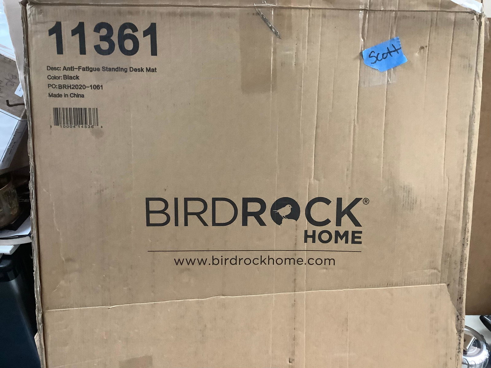BirdRock Anti-Fatigue Standing Desk Mat Black **NEW**: BirdRock Anti-Fatigue Standing Desk Mat Black **NEW**