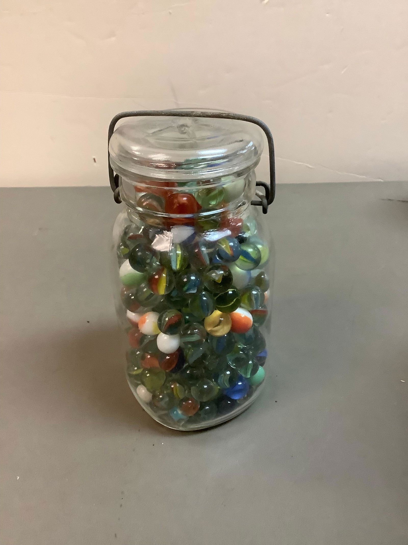 Mason Jar Full of Marbles: Mason Jar Full of Marbles