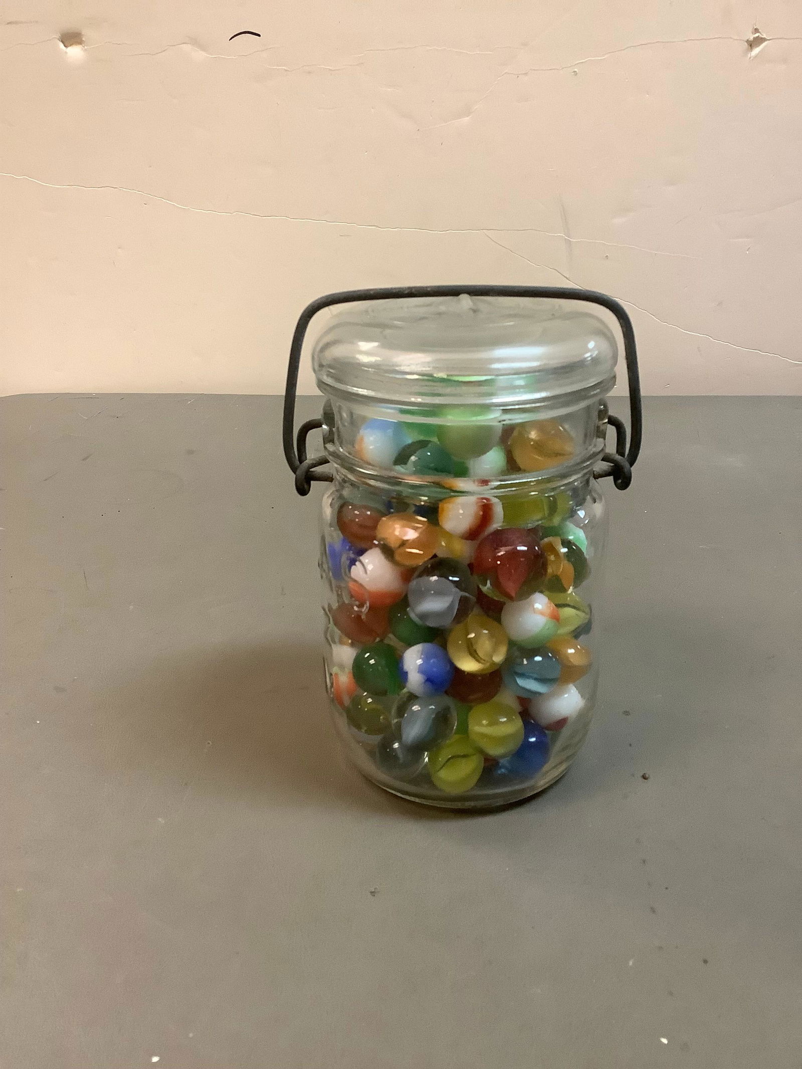 Mason Jar Full of Marbles: Mason Jar Full of Marbles