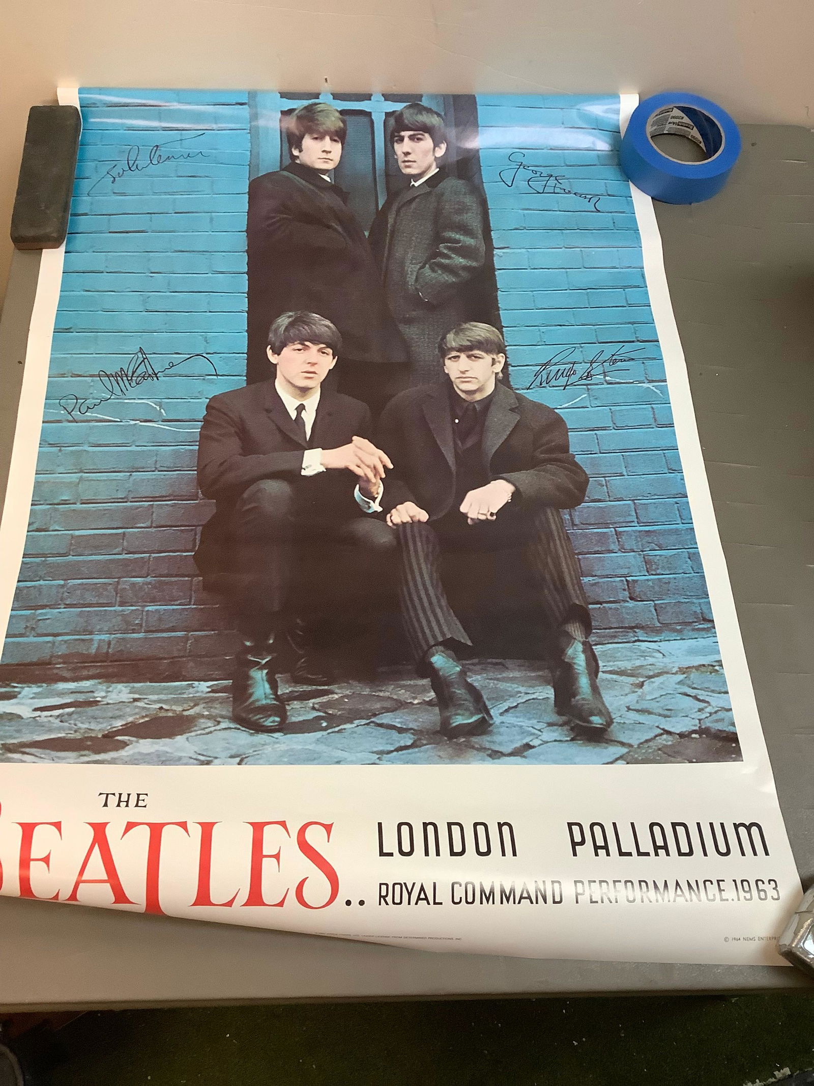 1964 The Beatles Poster 24x36 (1 of 1)
