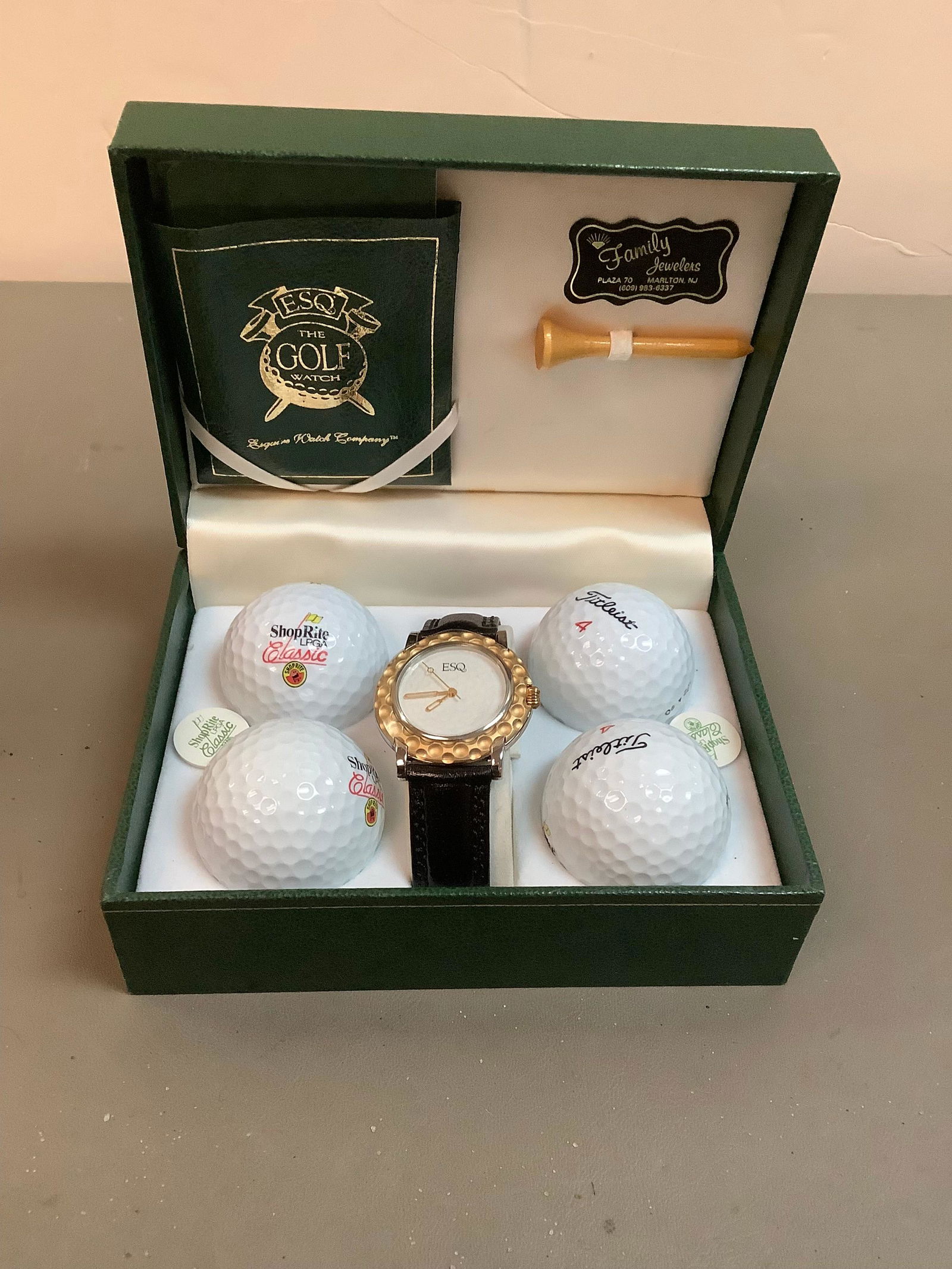 ESQ Watch and Golf Ball Set in Box (1 of 1)