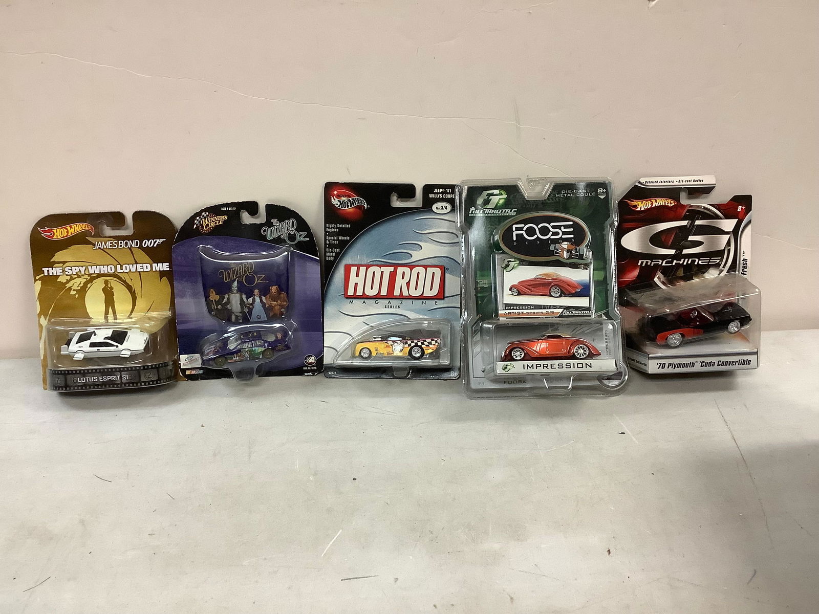 Lot Of Various Hotwheels, Full Throttle, And Winners Circle Cars Auction