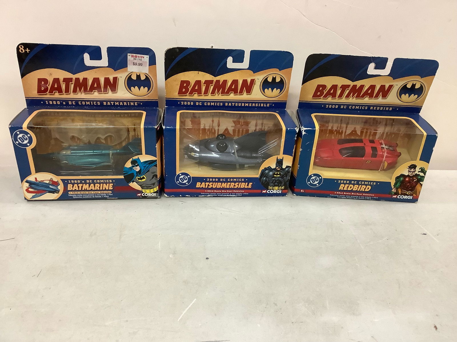 Batman DC comics cars (Redbird, Batsubmerisble, Batmarine) (1 of 1)