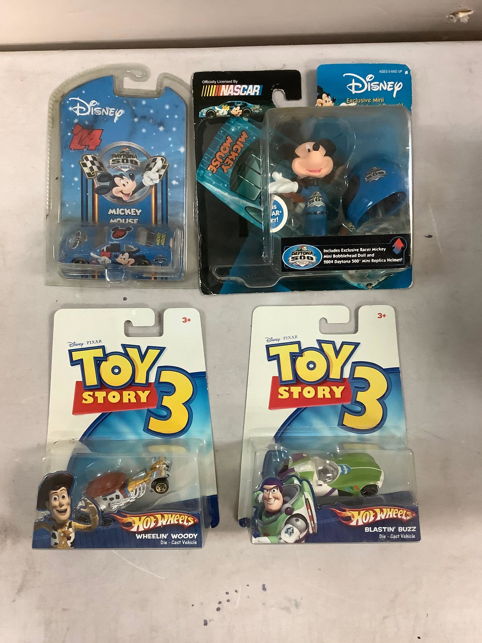 Toy Story 3 hotwheels cars, Disney mickey mouse car and bobble head (1 of 1)