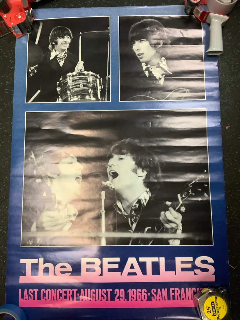 The Beatles Last Concert 1966 Poster 36x24 (1 of 1)