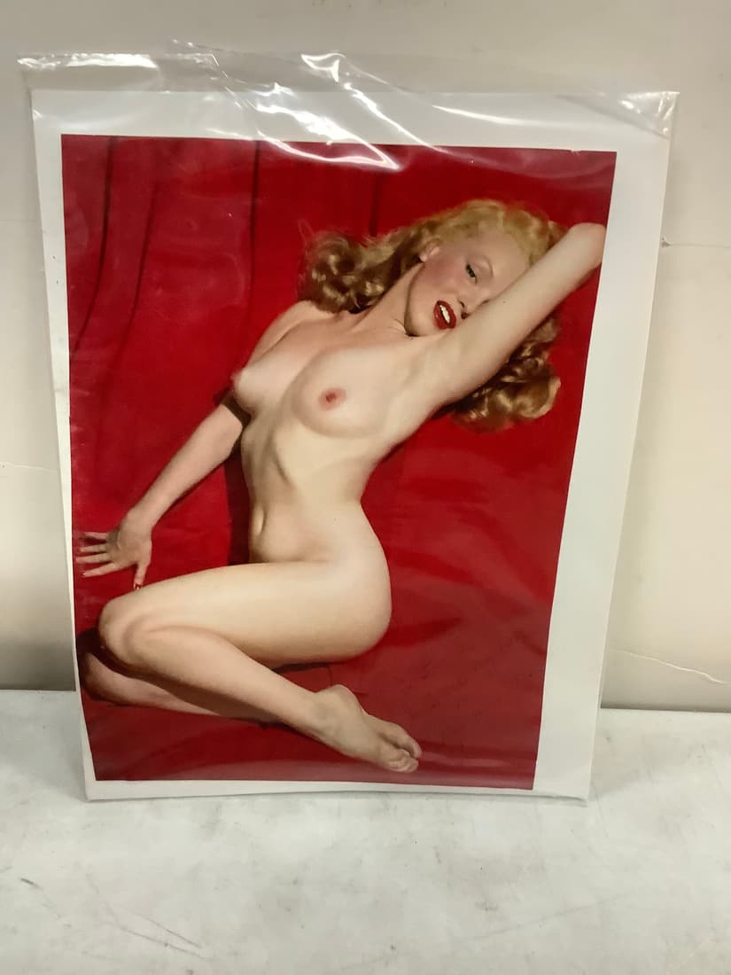 Vintage Marilyn Monroe porno picture SIGNED IN PENCIL10x8 (1 of 1)