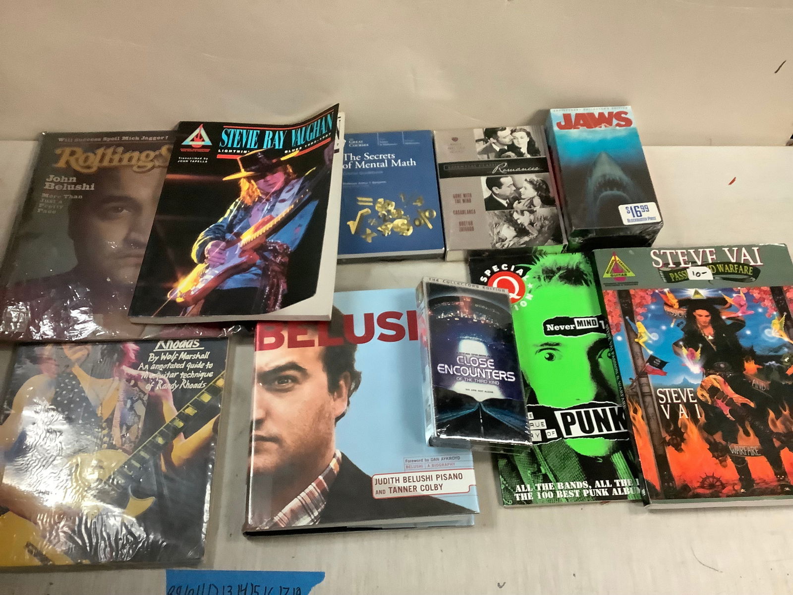 Lot of VHS Tapes, Books and Magazines (1 of 1)