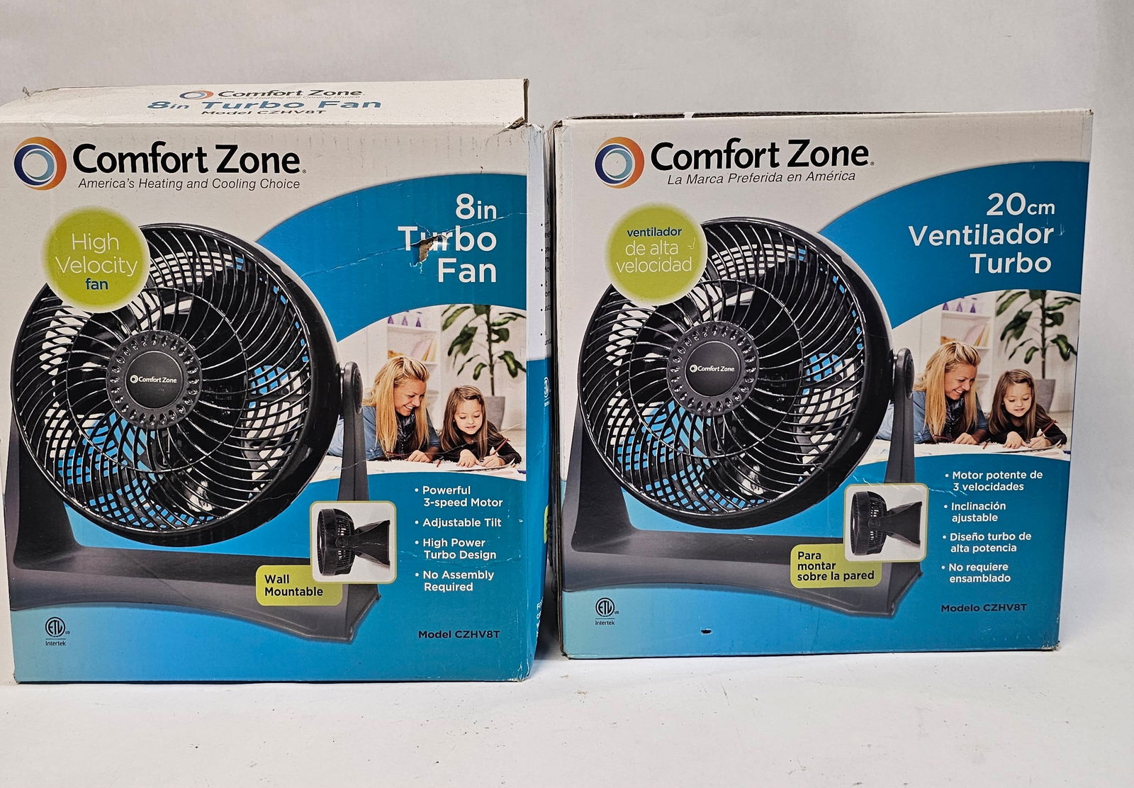 2 NIB ComfortZone 20cm Fans (1 of 2)