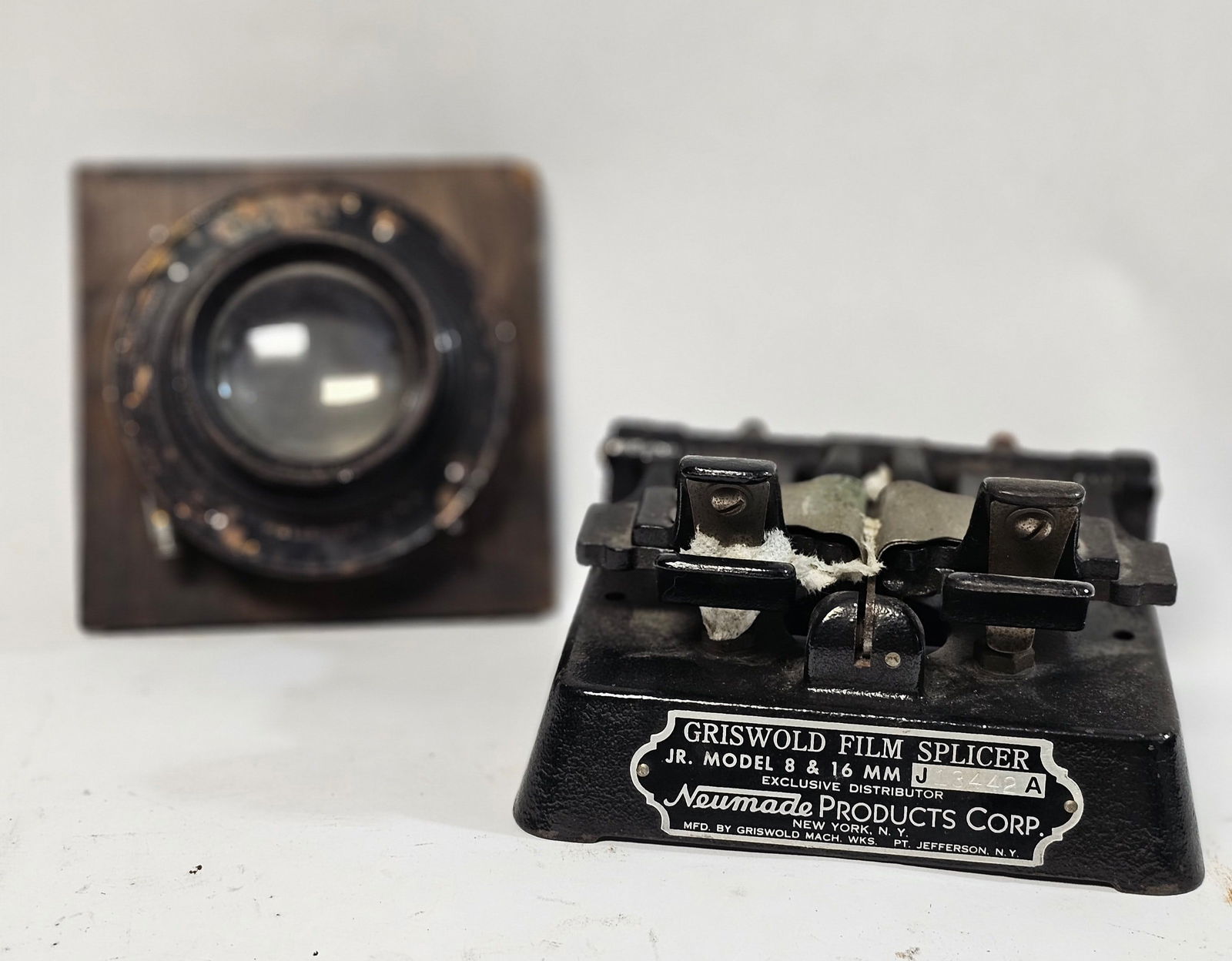Vintage Griswold Film Splicer & Betax Lens: untested
