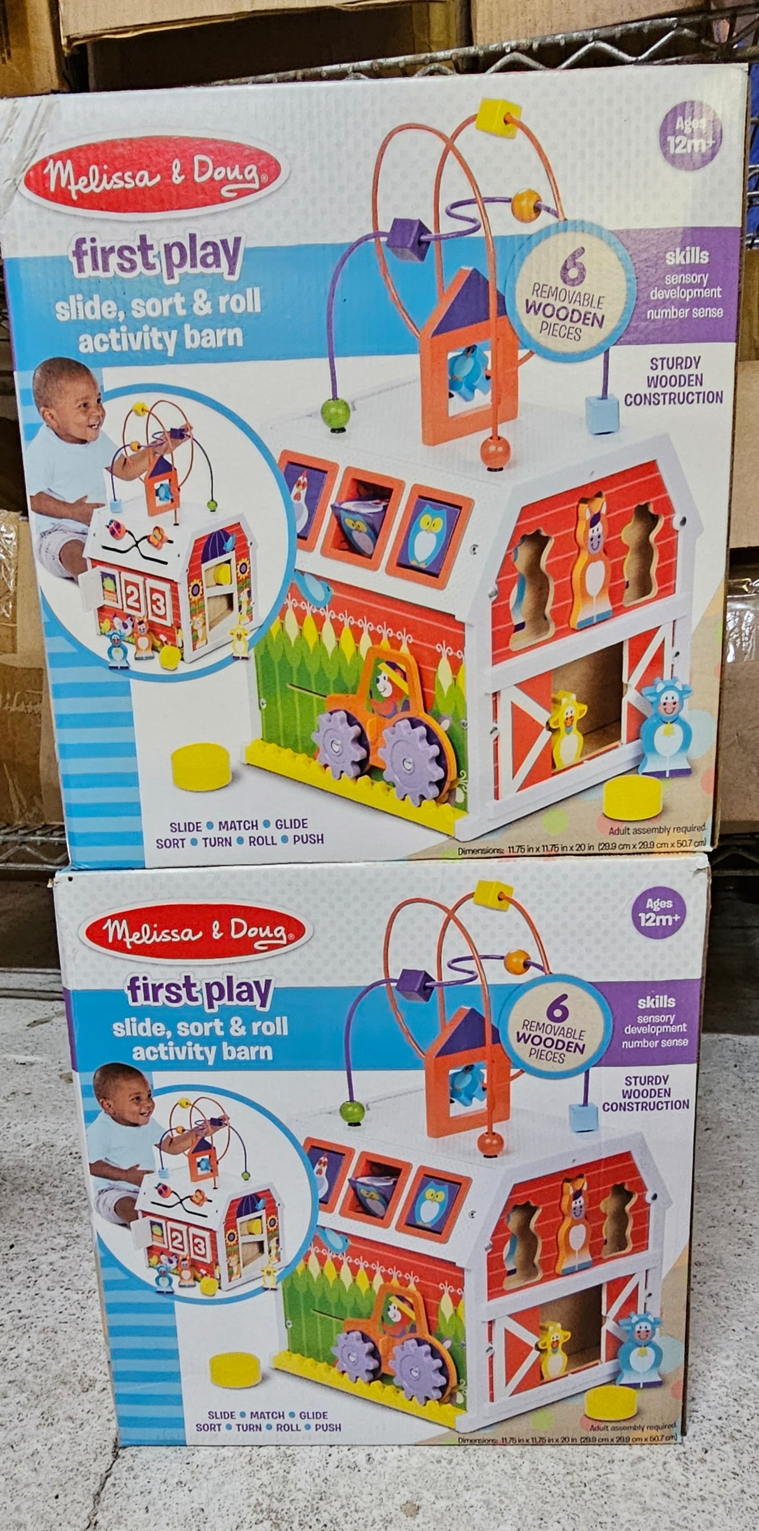 2 NIB Melissa & Doug First Play Activity Toys: NIB