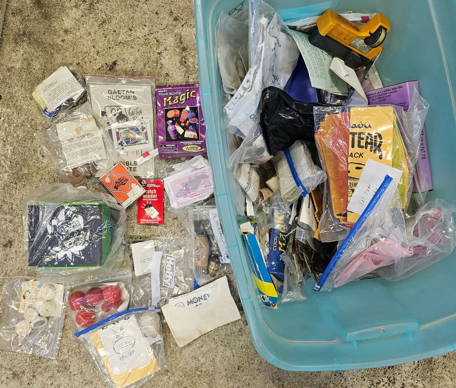 Bin of Vintage Magic Tricks (1 of 3)