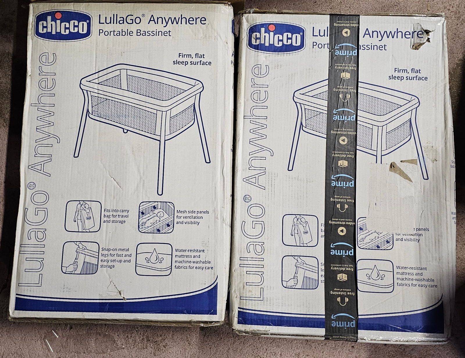 2 Portable Chicco Portable Bassinets (1 of 3)