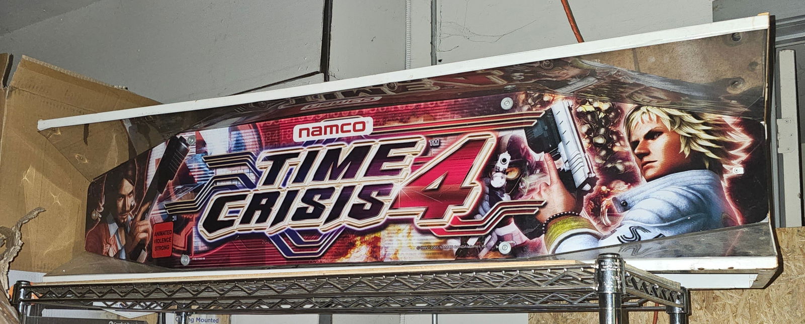 Namco Time Crisis 4 Arcade Game Topper (1 of 2)