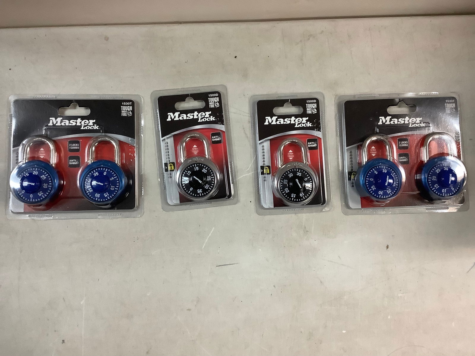 Lot of assorted master locks (1 of 1)