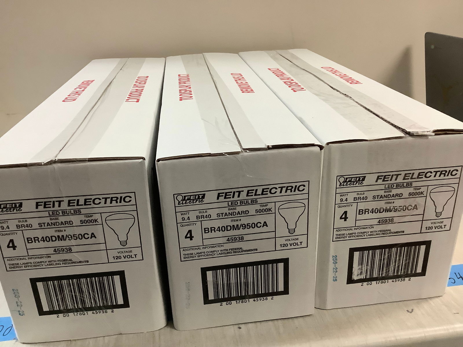 3 cases of 4 Feit Electric Led bulbs (9.4 watt) (1 of 1)