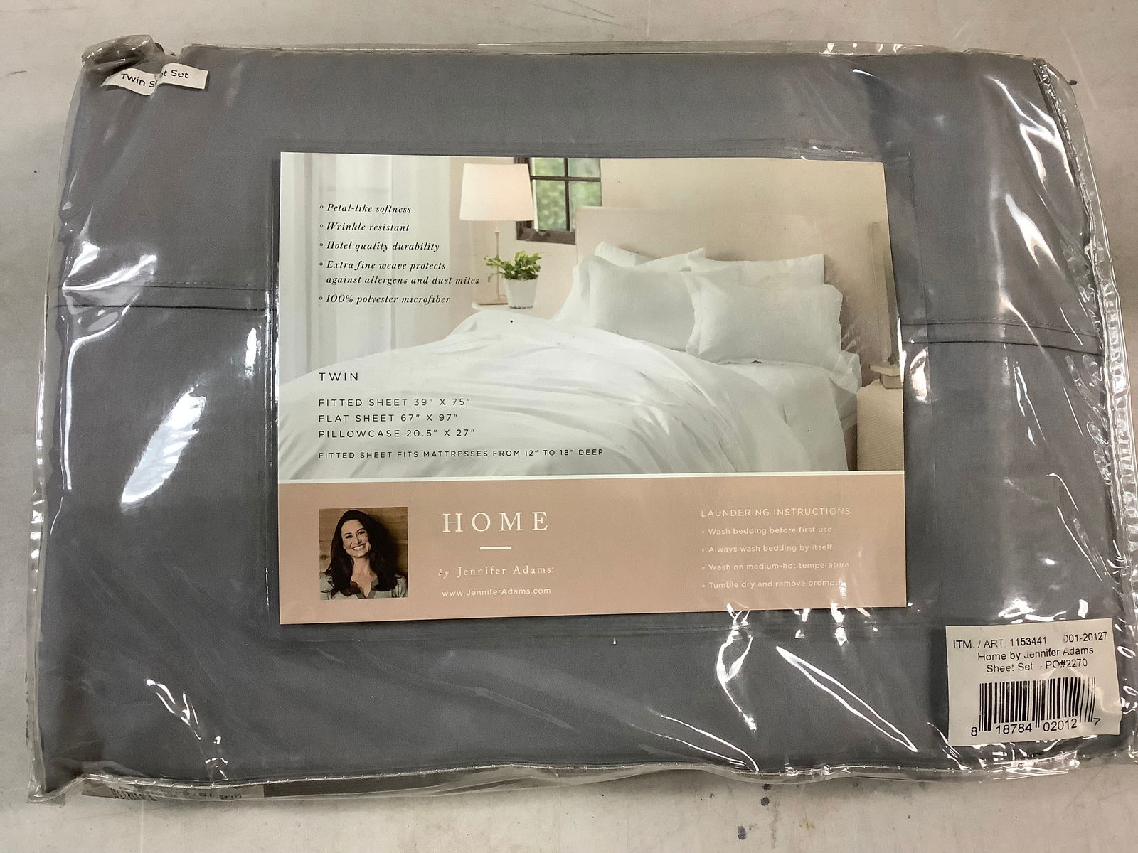 Lot of Gray twin sheet set (1 of 1)