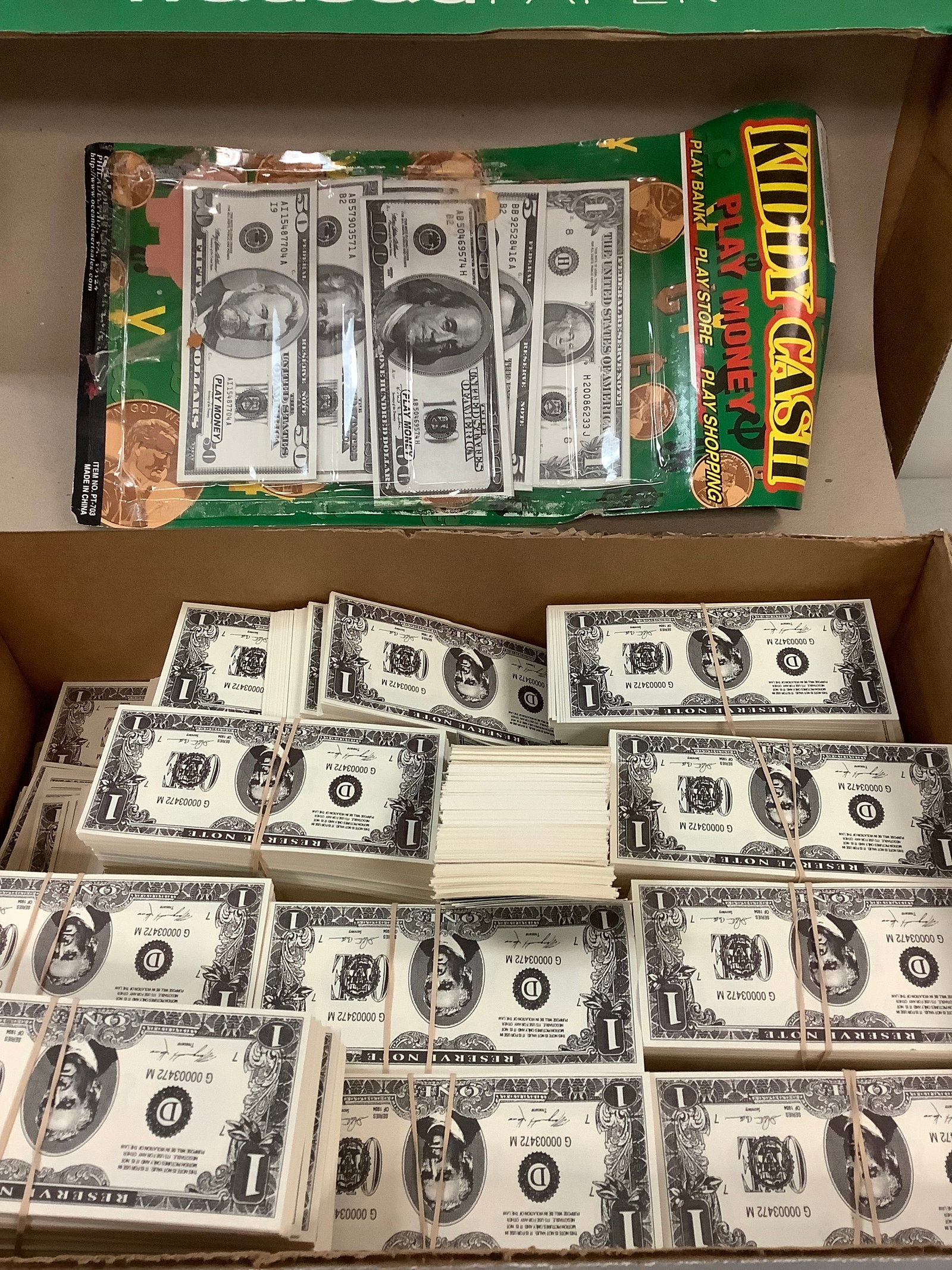 Lot of fake cash prop money: Lot of fake cash prop money
