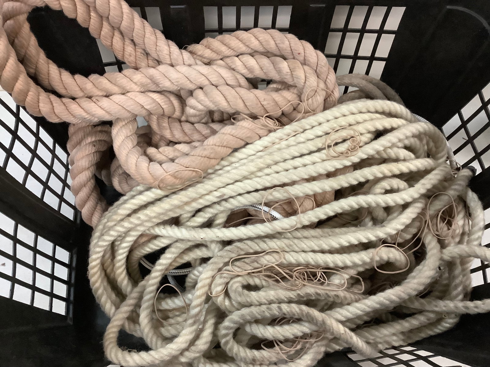 Lot of vintage rope: Lot of vintage rope