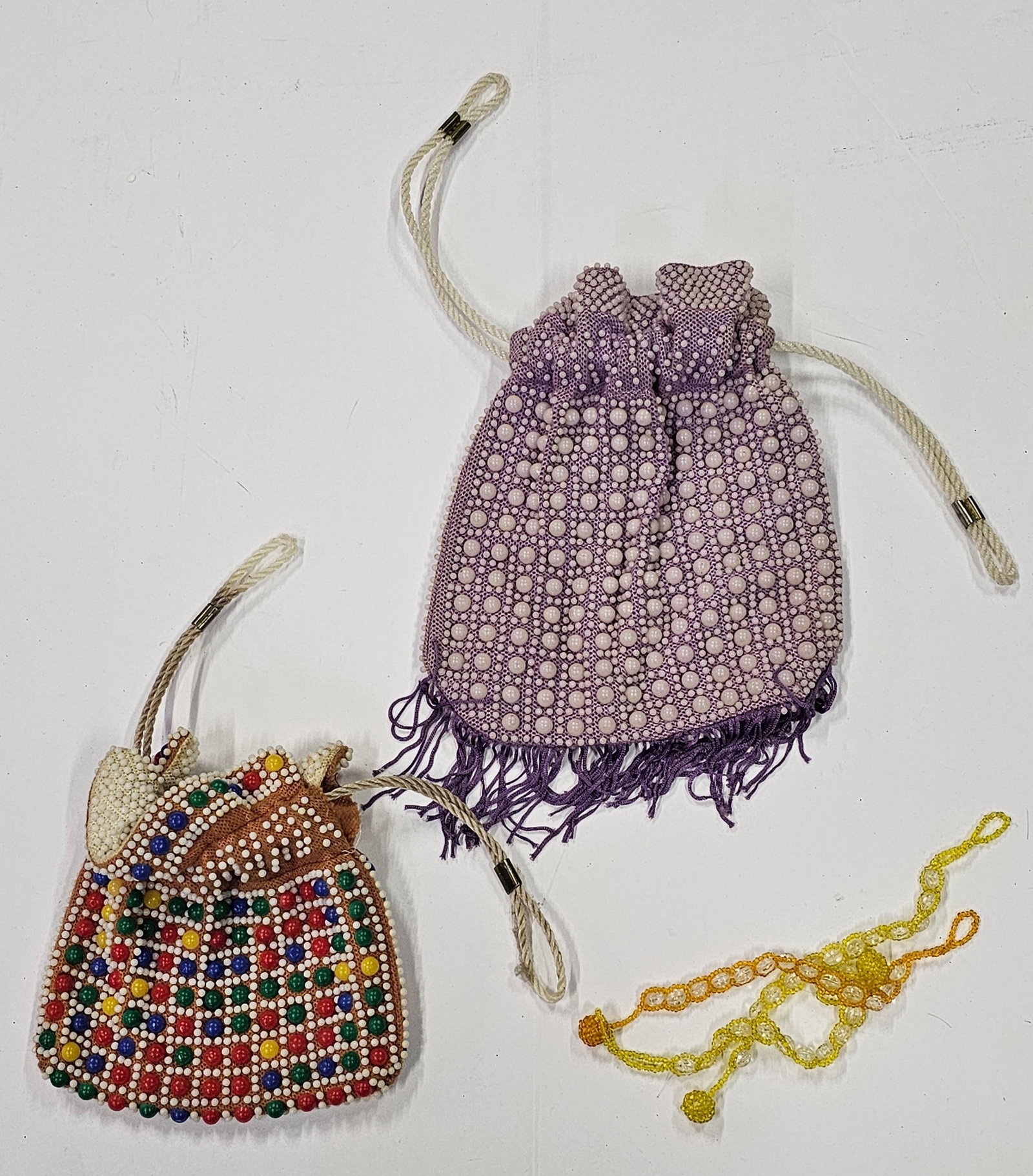 Vintage Beaded Purses and Bracelets: Vintage Beaded Purses and Bracelets