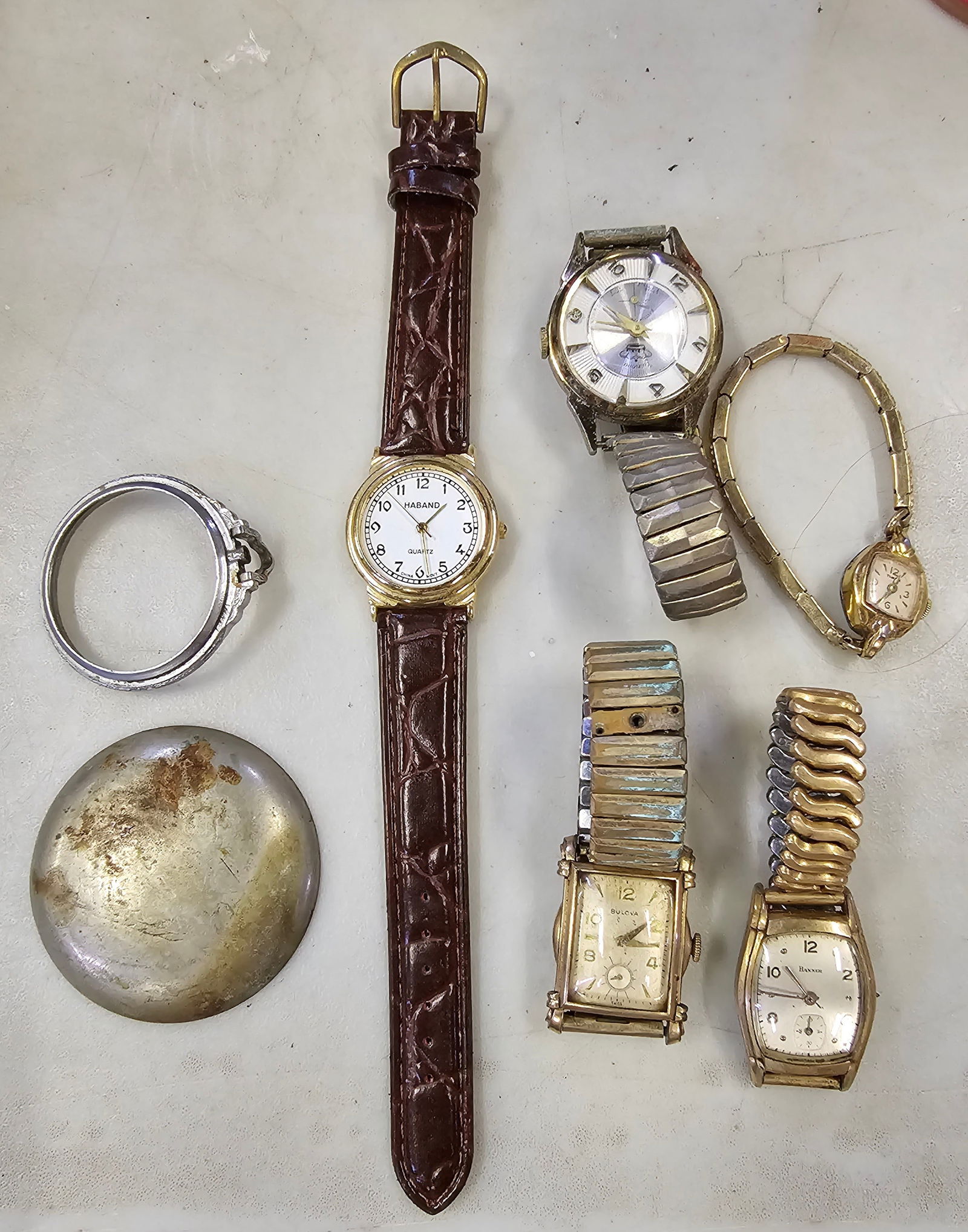 Vintage Watches incl Bulova and Pocket Watch Parts: Vintage Watches incl Bulova and Pocket Watch Parts