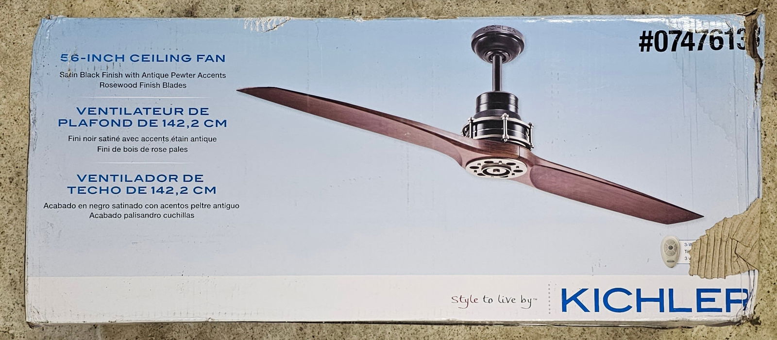NIB Kichler 56 Inch Ceiling Fan (1 of 2)