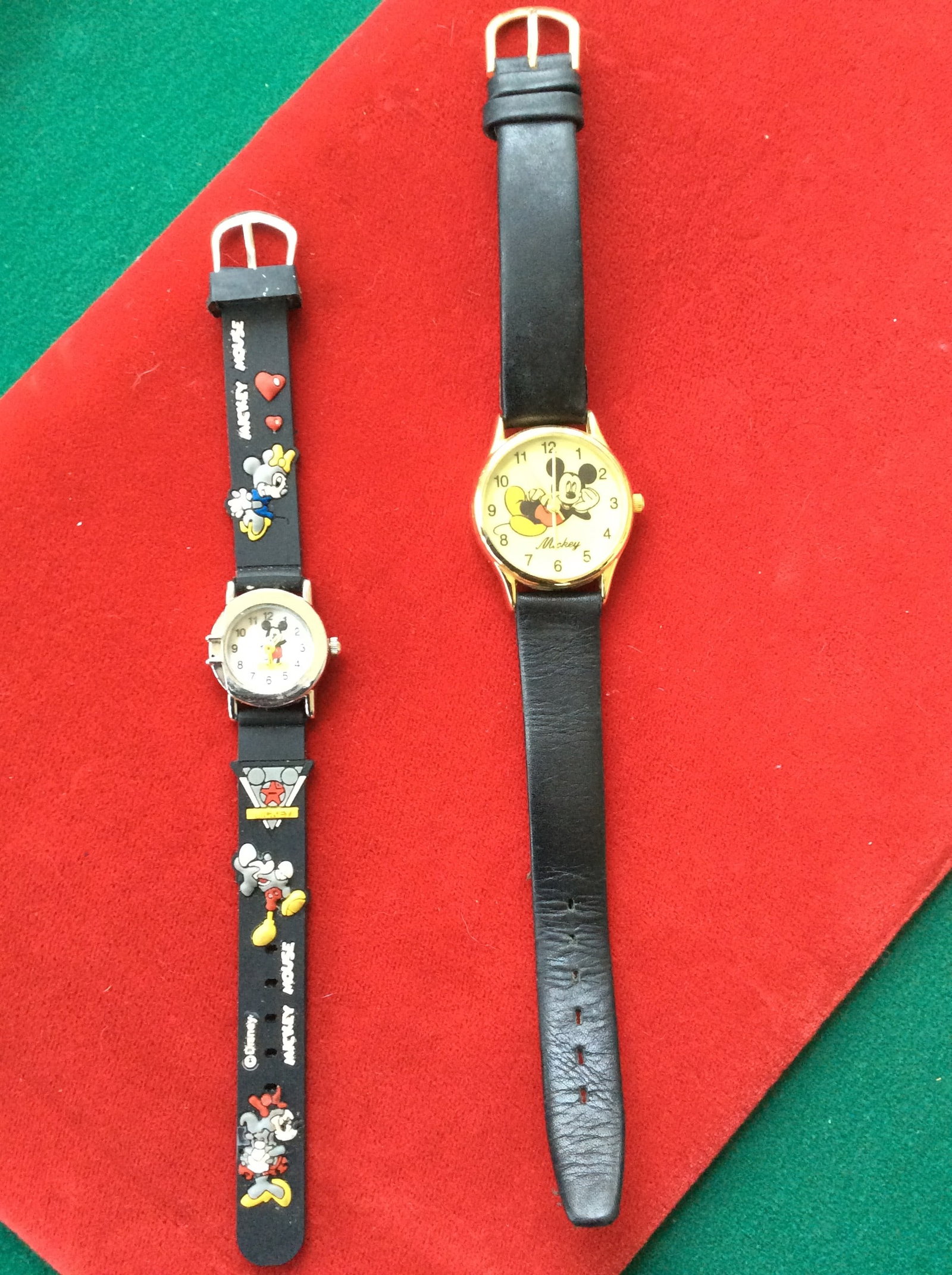 Lot of 2 Vintage Mickey Mouse Watches (1 of 1)