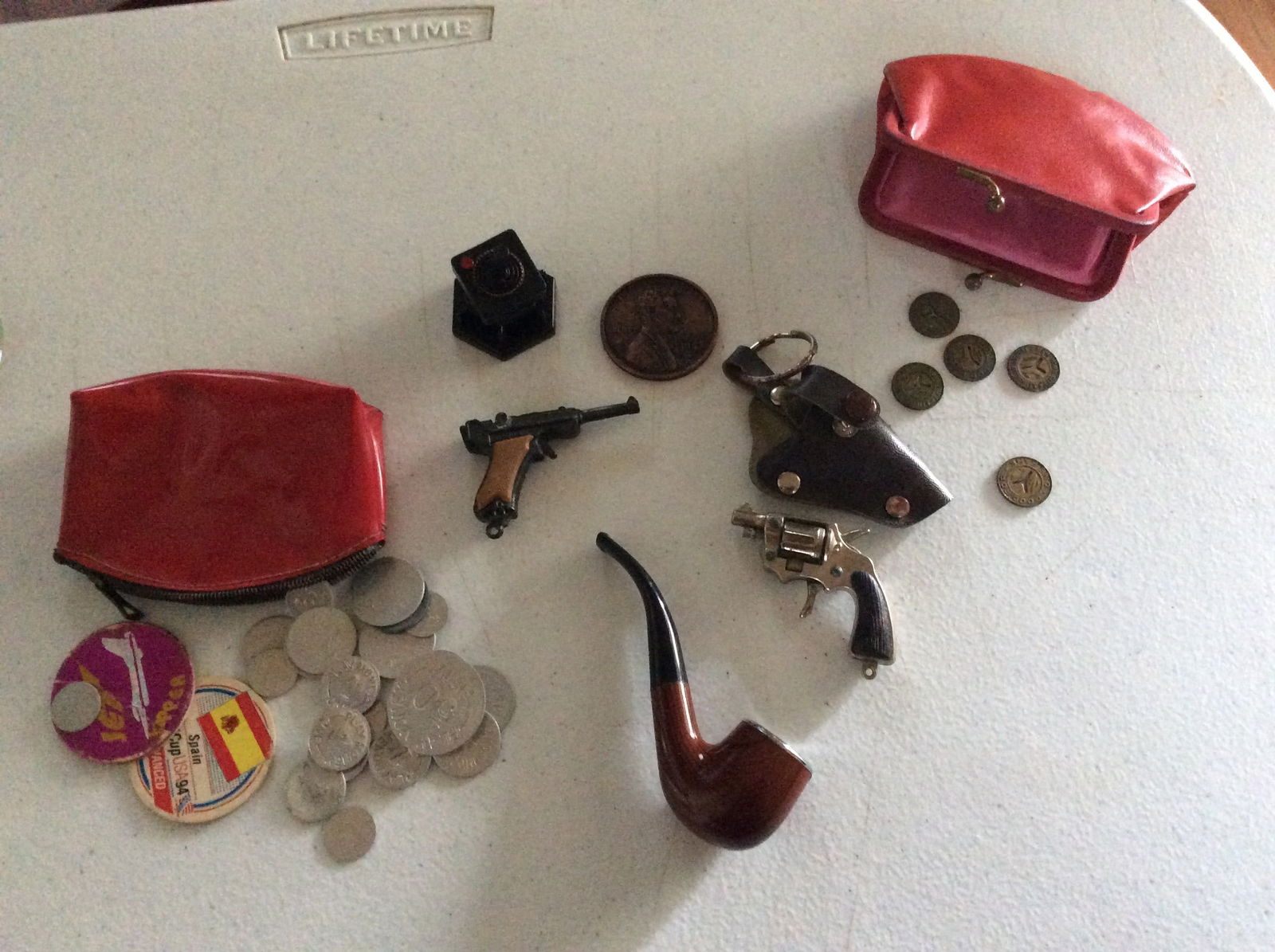Lot of Gun Keychains, NYC Port Authority Tokens, Big Penny and More: Lot of Gun Keychains, NYC Port Authority Tokens, Big Penny and More