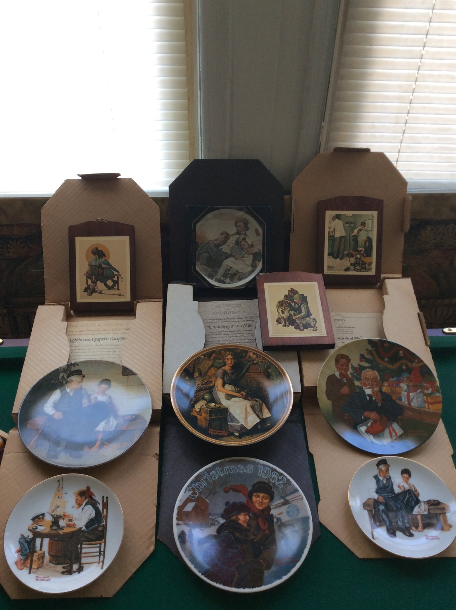 Lot of Norman Rockwell Plates & Plaques: Lot of Norman Rockwell Plates & Plaques