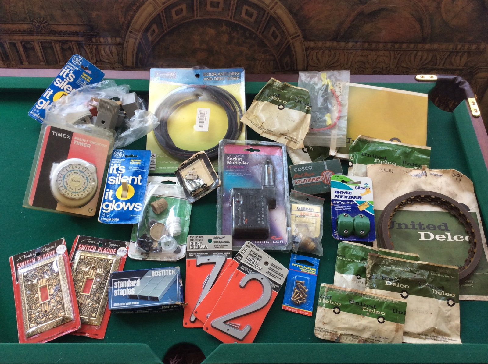 Lot of Switch Plaques, Socket Multiplier, Staples and More: Lot of Switch Plaques, Socket Multiplier, Staples and More