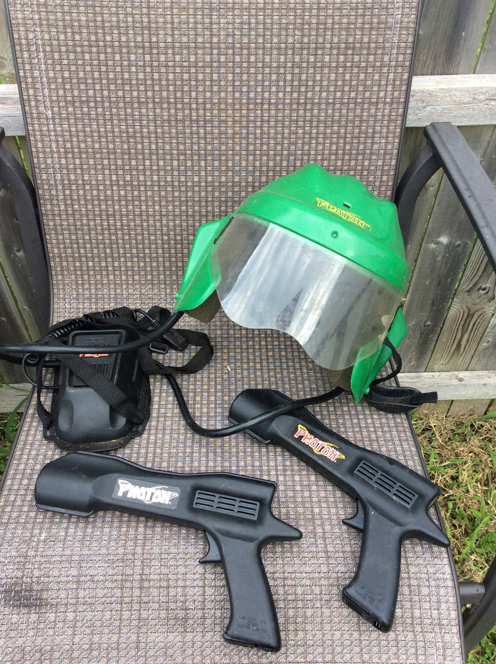 Photon Helmet and Guns (Untested): Photon Helmet and Guns (Untested)