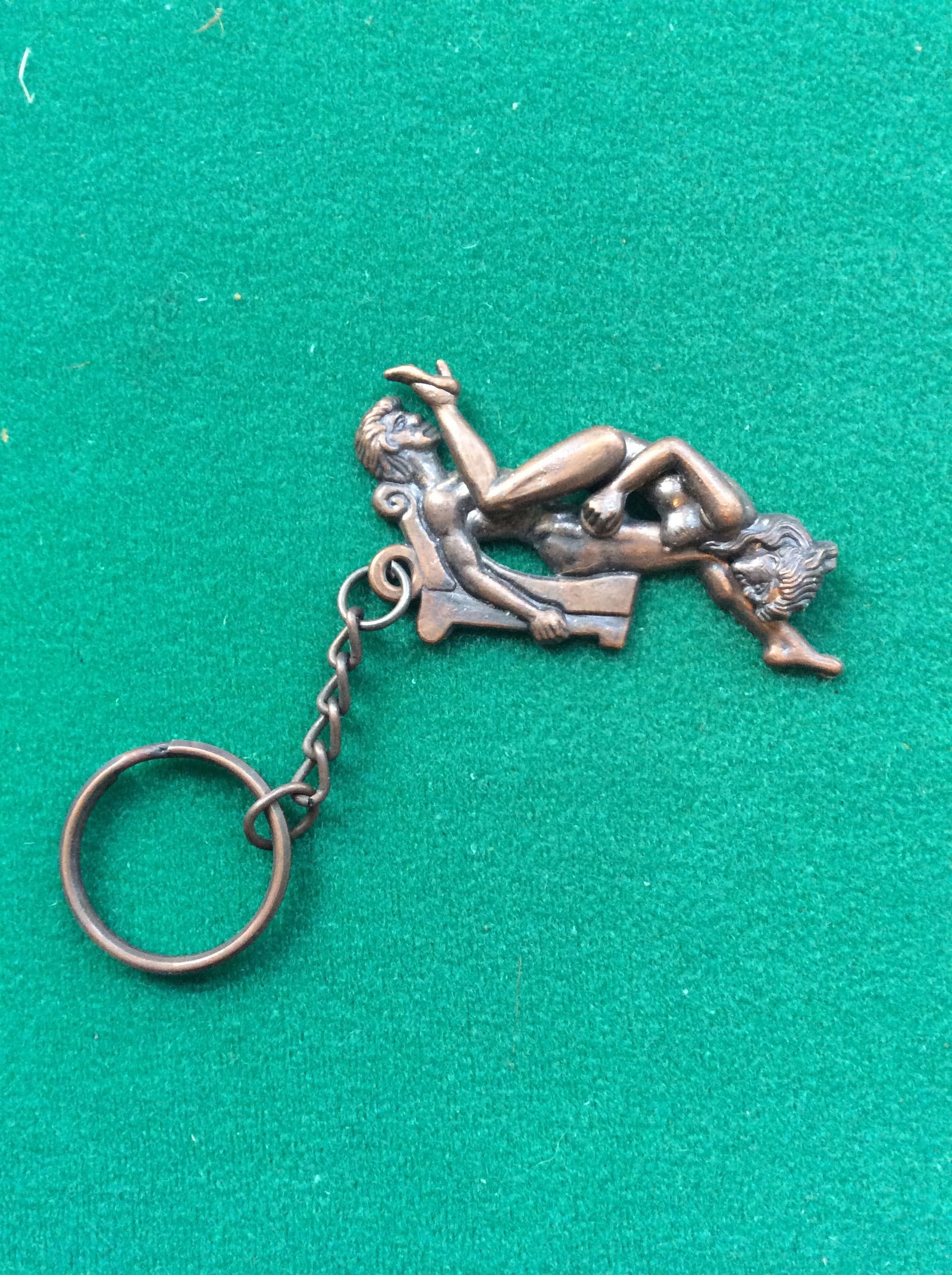 Risque Metal Keychain: Risque Metal Keychain