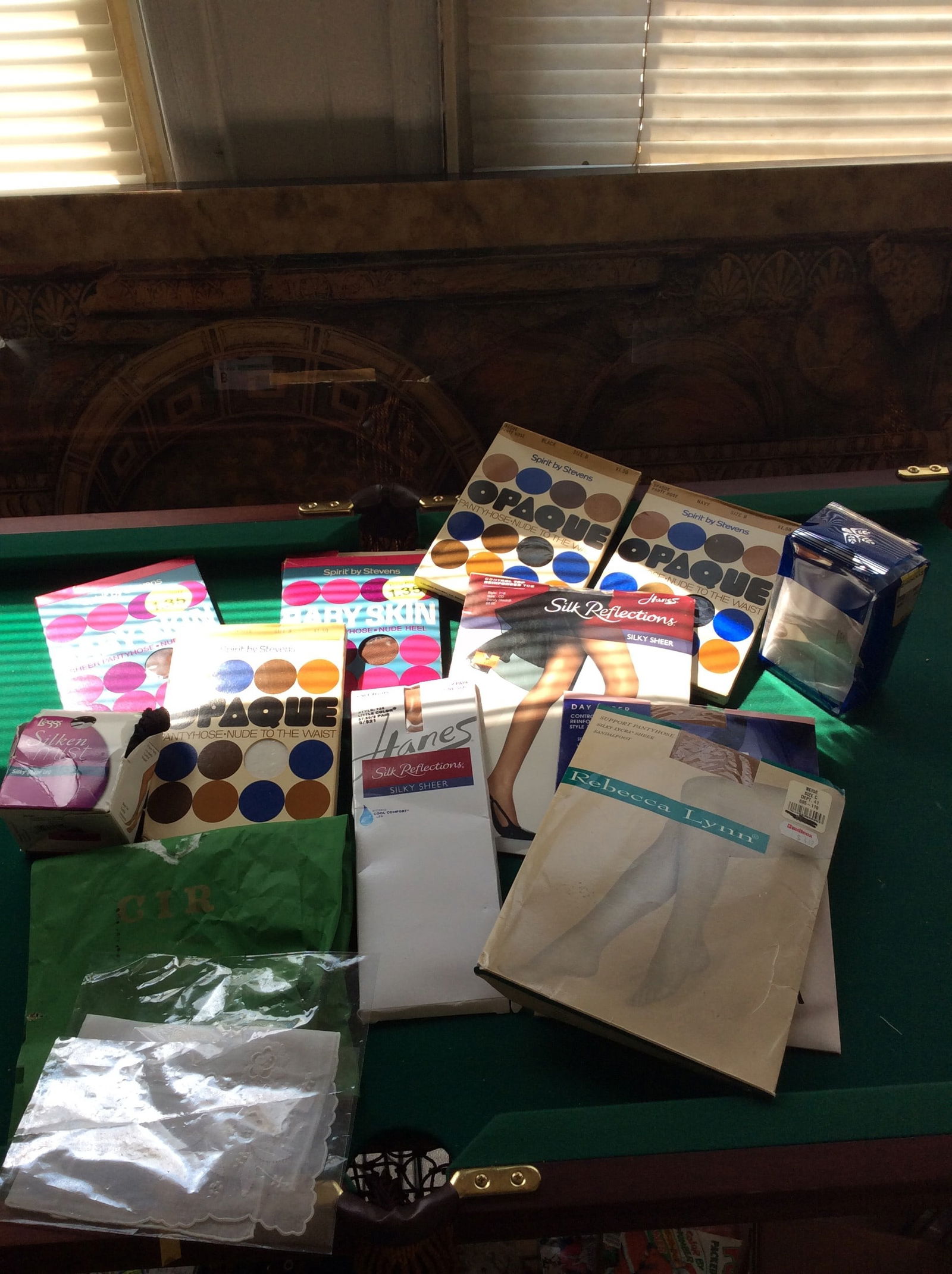 Lot of Vintage Stockings and Handkerchief: Lot of Vintage Stockings and Handkerchief