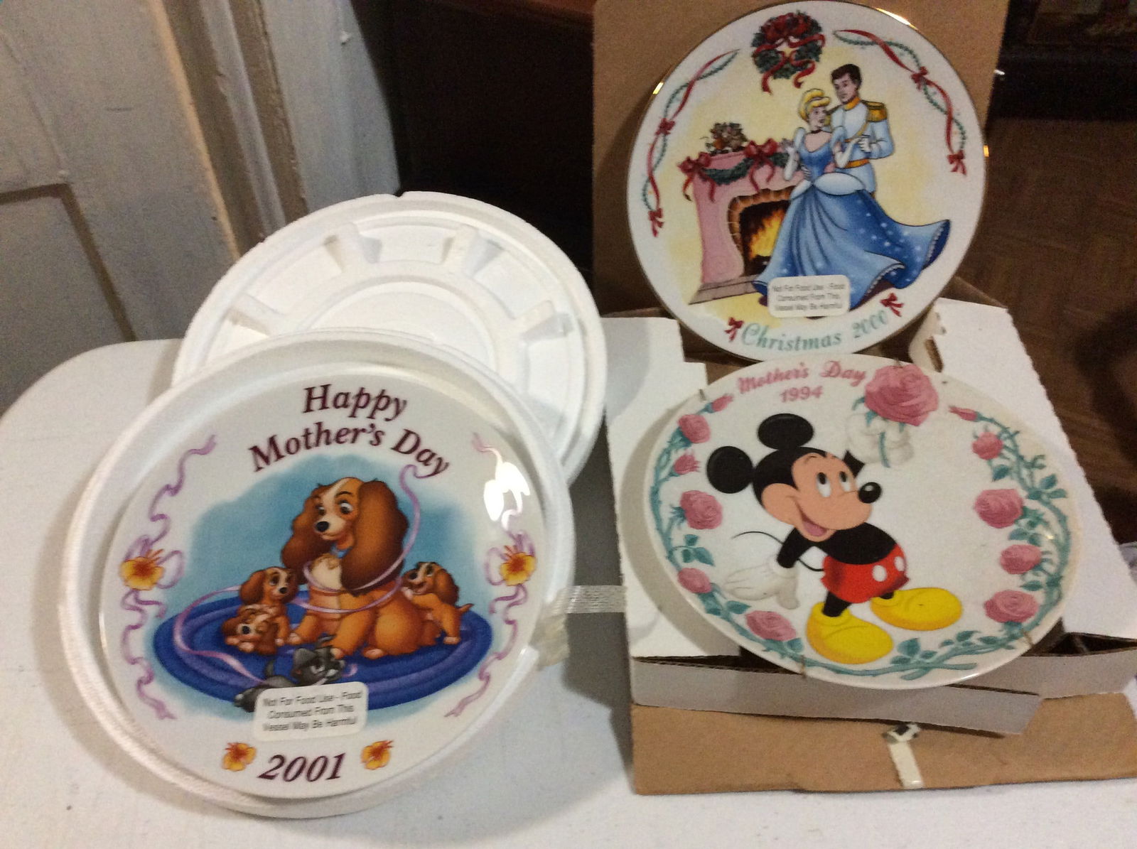 Lot of Disney Collectorâ€™s Plates (1 of 1)