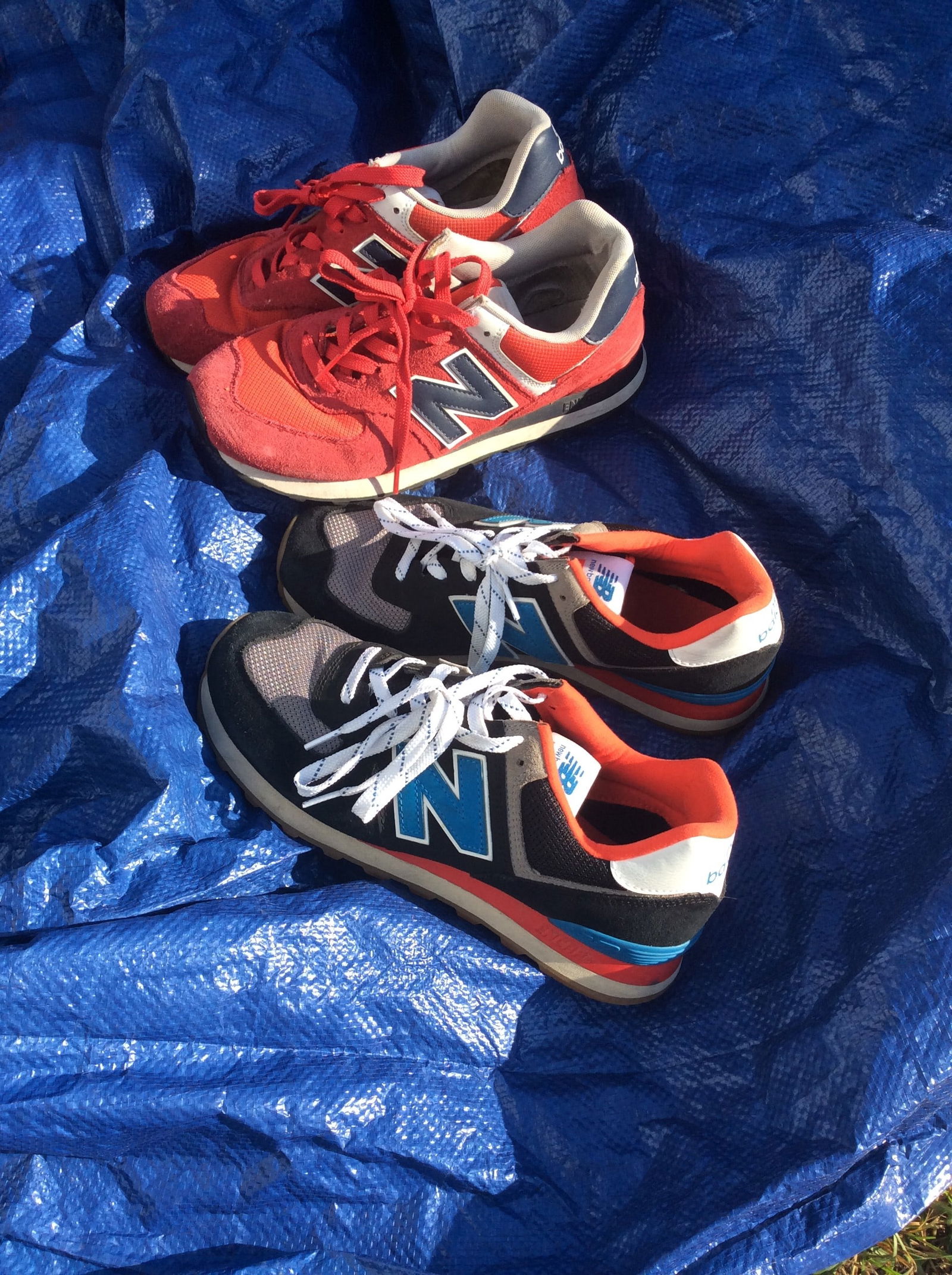 Lot of 2 Menâ€™s New Balance Sneakers Size 9.5 (1 of 1)
