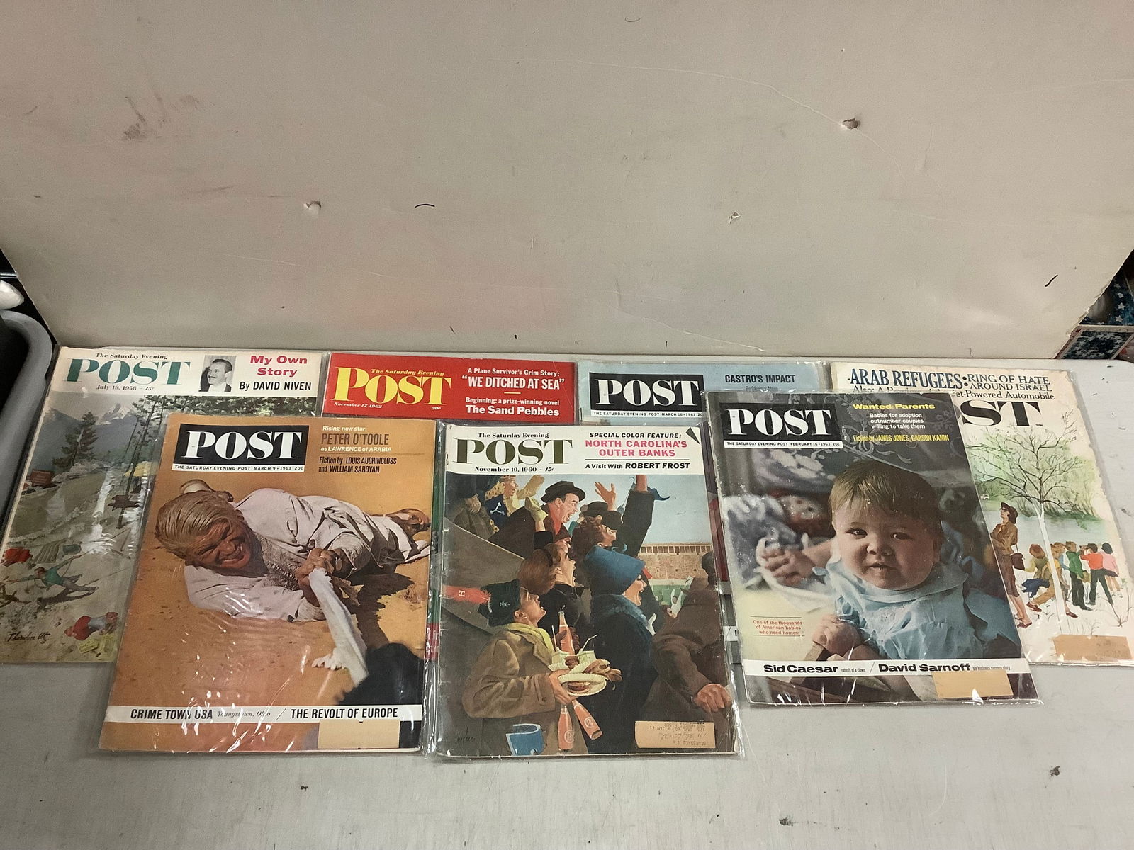 Lot of Vintage 1950's-1960's The Saturday Evening Post Magazines' (1 of 1)