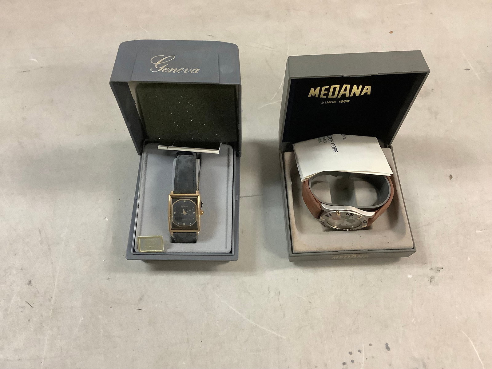 Lot of Vintage Watches Medana & Geneva: Lot of Vintage Watches Medana & Geneva