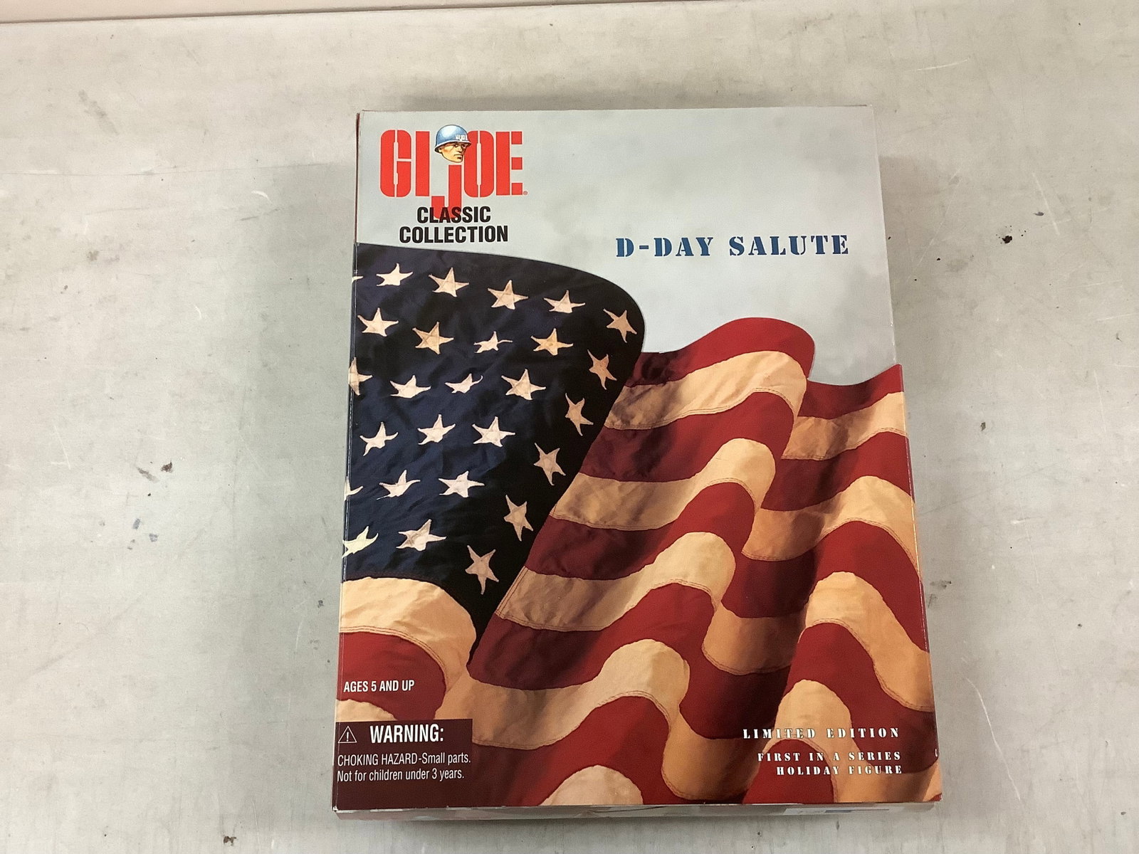 Sealed GI Joe Classic Collection D-Day Salute Limited Edition First In a Series Holiday Figure: Sealed GI Joe Classic Collection D-Day Salute Limited Edition First In a Series Holiday Figure
