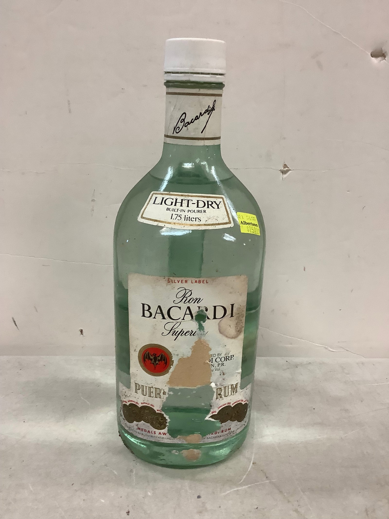 Bacardi Puerto Rican Rum Silver Label 1.75 Liters (1 of 1)