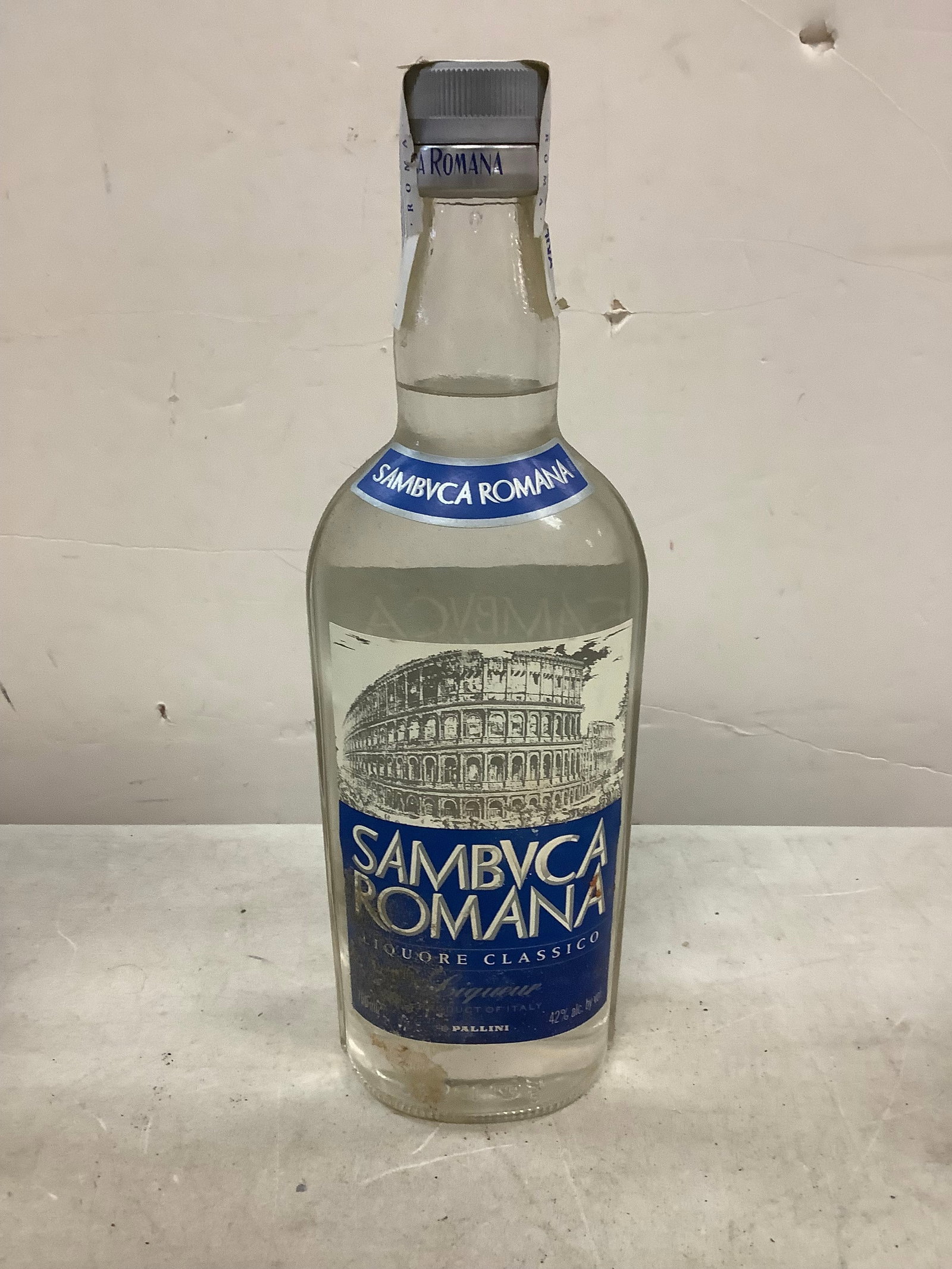 Sealed Sambvca Romana Liqueur: Any contents in bottle is Free; You are bidding on the bottle & unbroken tax stamp