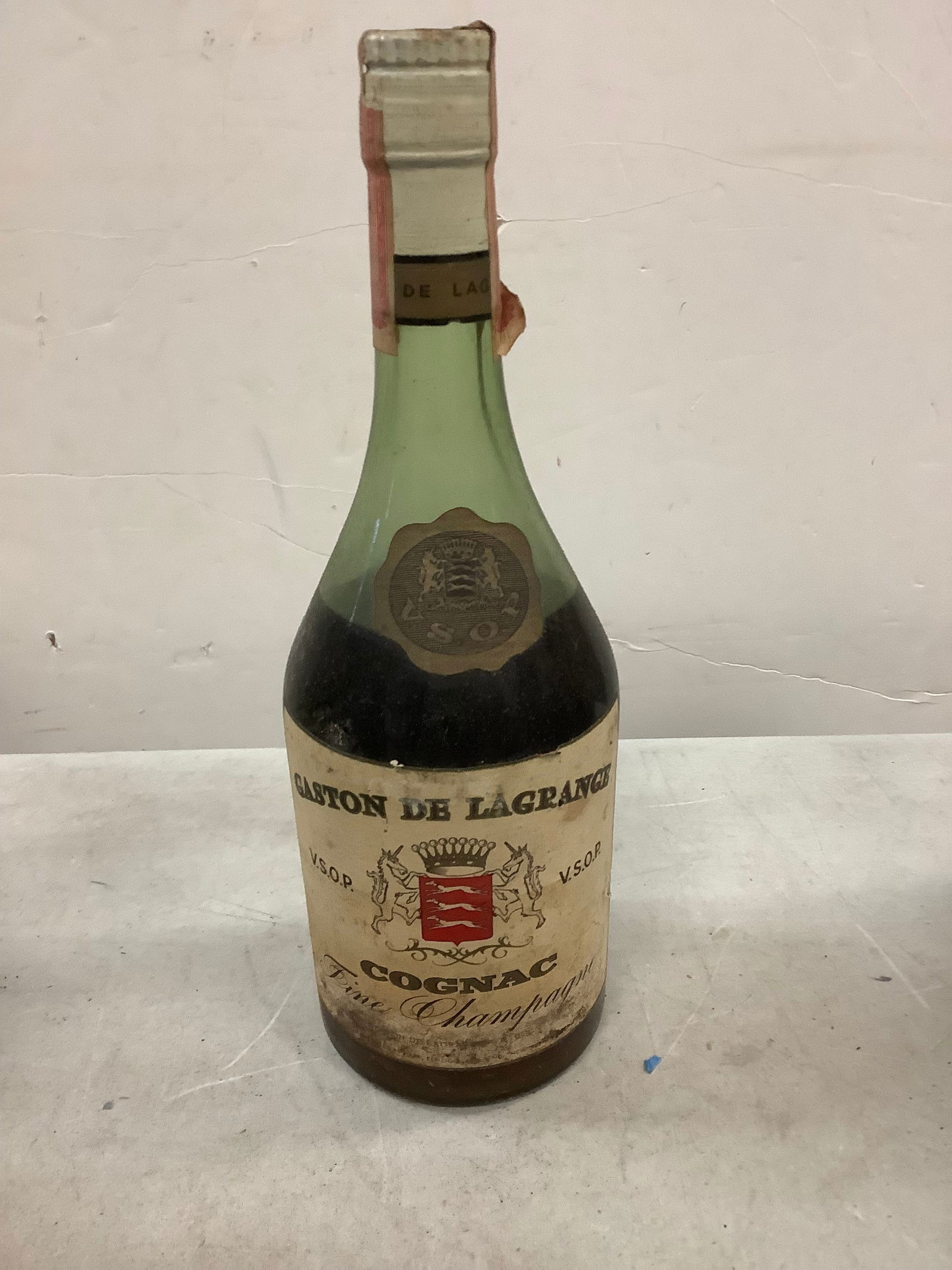 Sealed Gaston De Lagrange Cognac Fine Champagne (1 of 1)