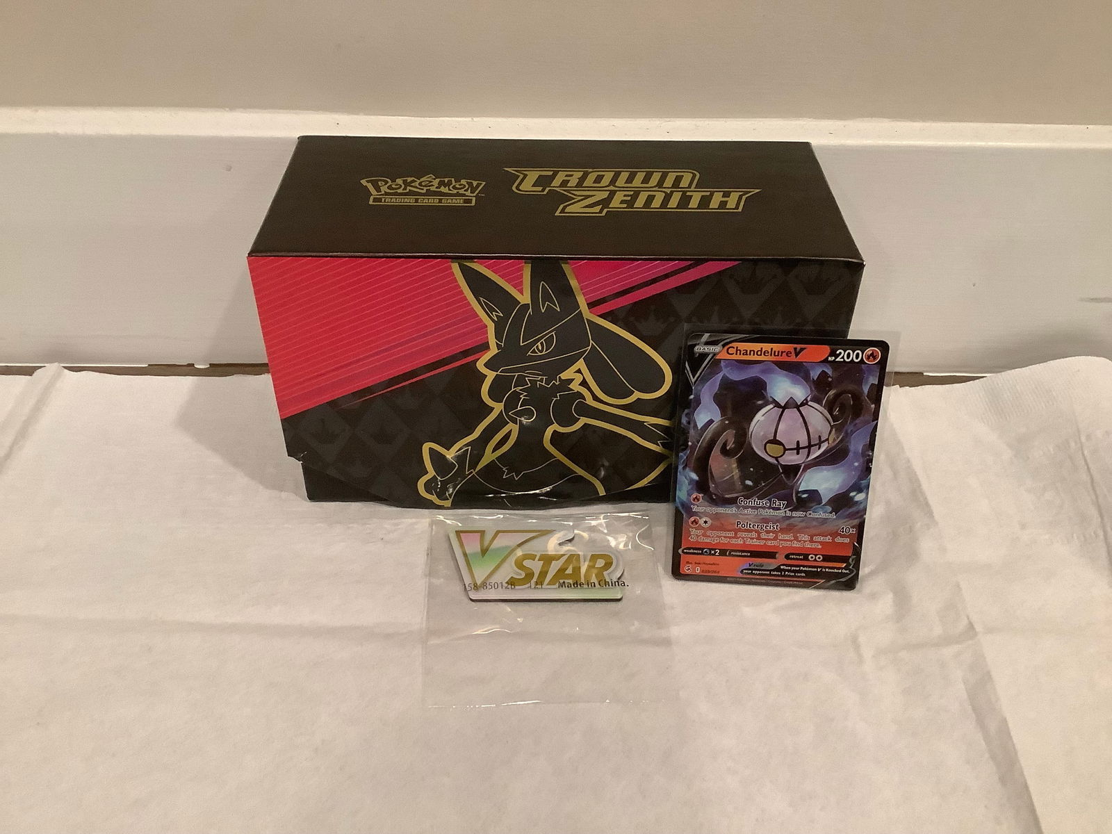 Lot of opened pokemon CROWN ZENITH Elite trainer box with cards cards inside from older and newer (1 of 1)