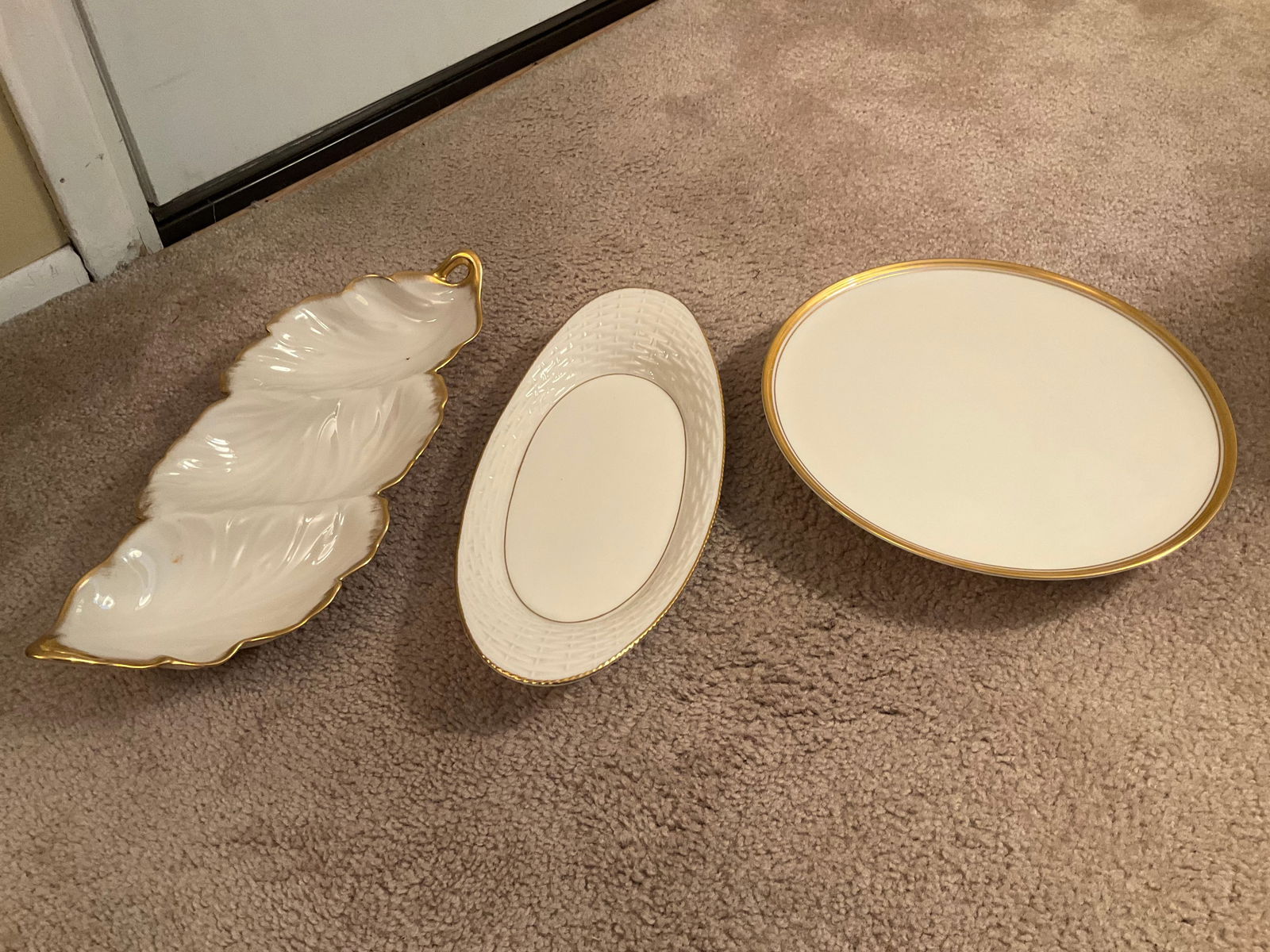 lot of lenox servirng dishes 16â€ long (1 of 1)