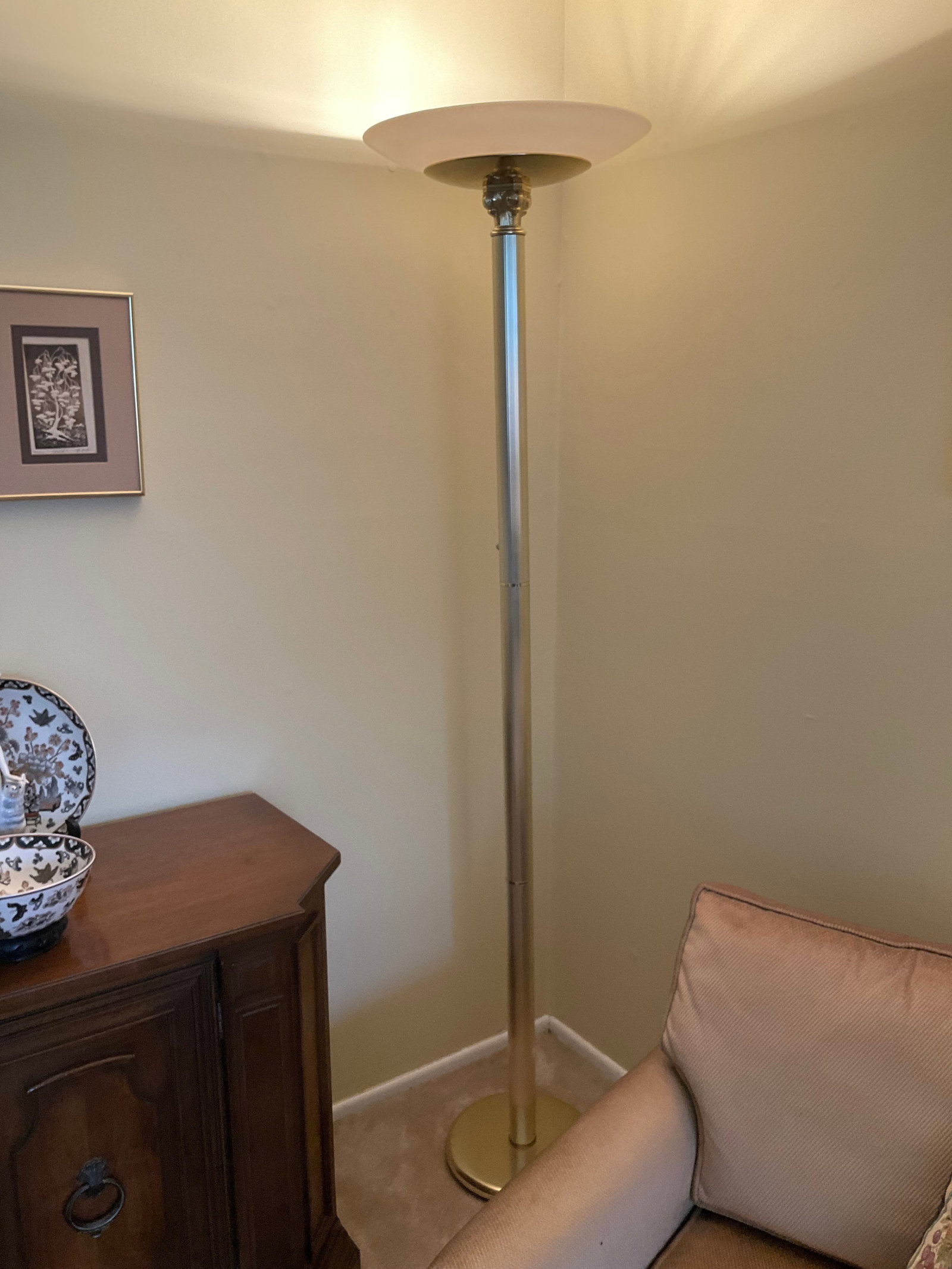 stand up torch aire holgean lamp 72â€ tall (1 of 1)