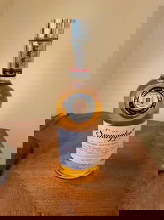 Old Smuggler Blended Scotch Whisky1 Qote with tax stamp sealed with sealed tax stamp: Any contents in bottle is Free; You are bidding on the bottle & unbroken tax stamp